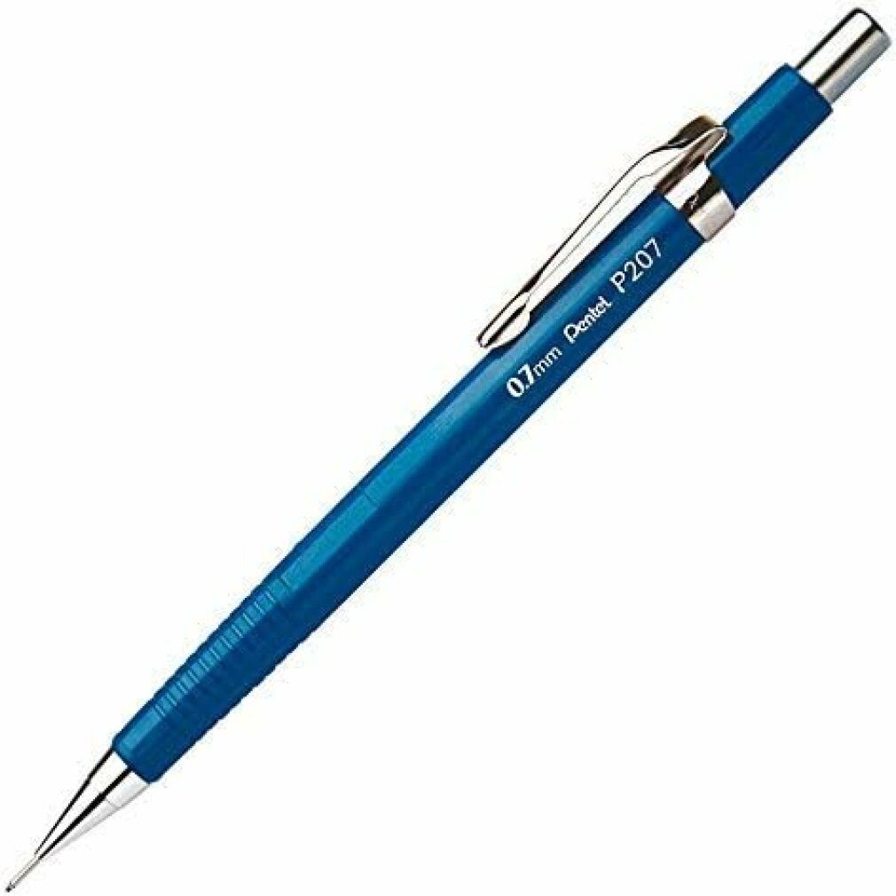 PENTEL Bleistift P207 Druckbleistift blau HB 0,7 mm