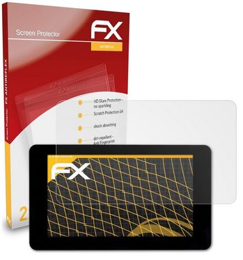 atFoliX Schutzfolie für Raspberry Pi 7 Zoll Bildschirm, (2 Folien), Entspiegelnd und stoßdämpfend