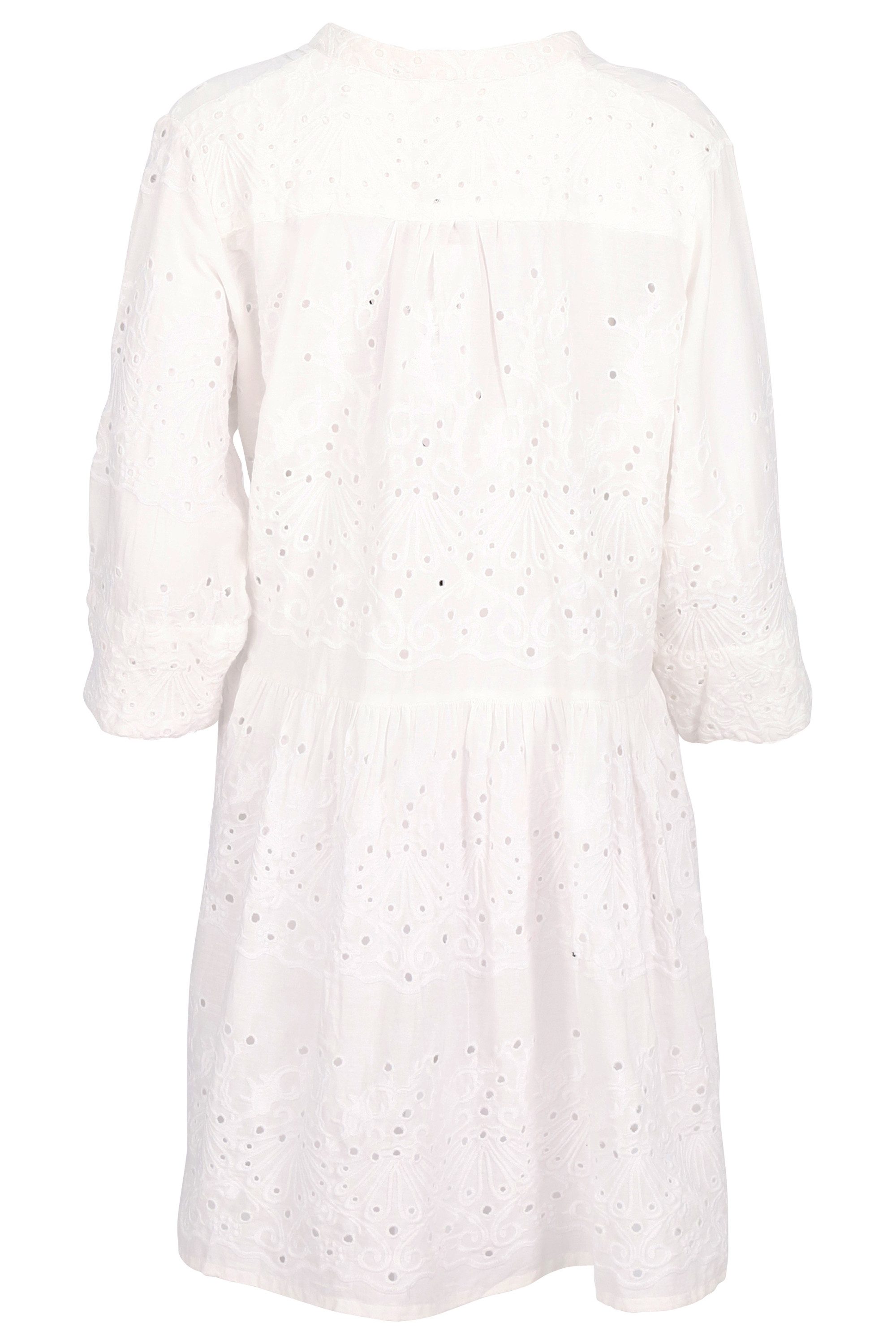malito more than fashion Sommerkleid Boho Kleid MQ003 Sommer Stickkleid handgefertigt Unikat