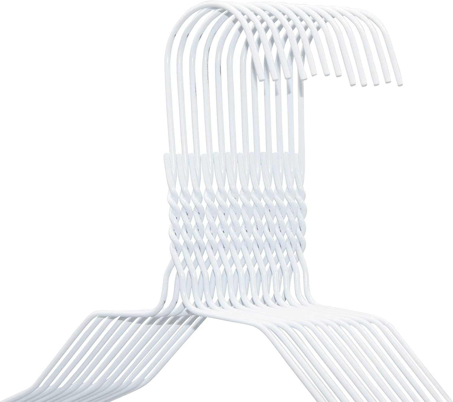 RSR Hangers Kleiderbügel Drahtbügel Metall Weiß einfarbig 2,3 mm, (50-tlg) günstig online kaufen