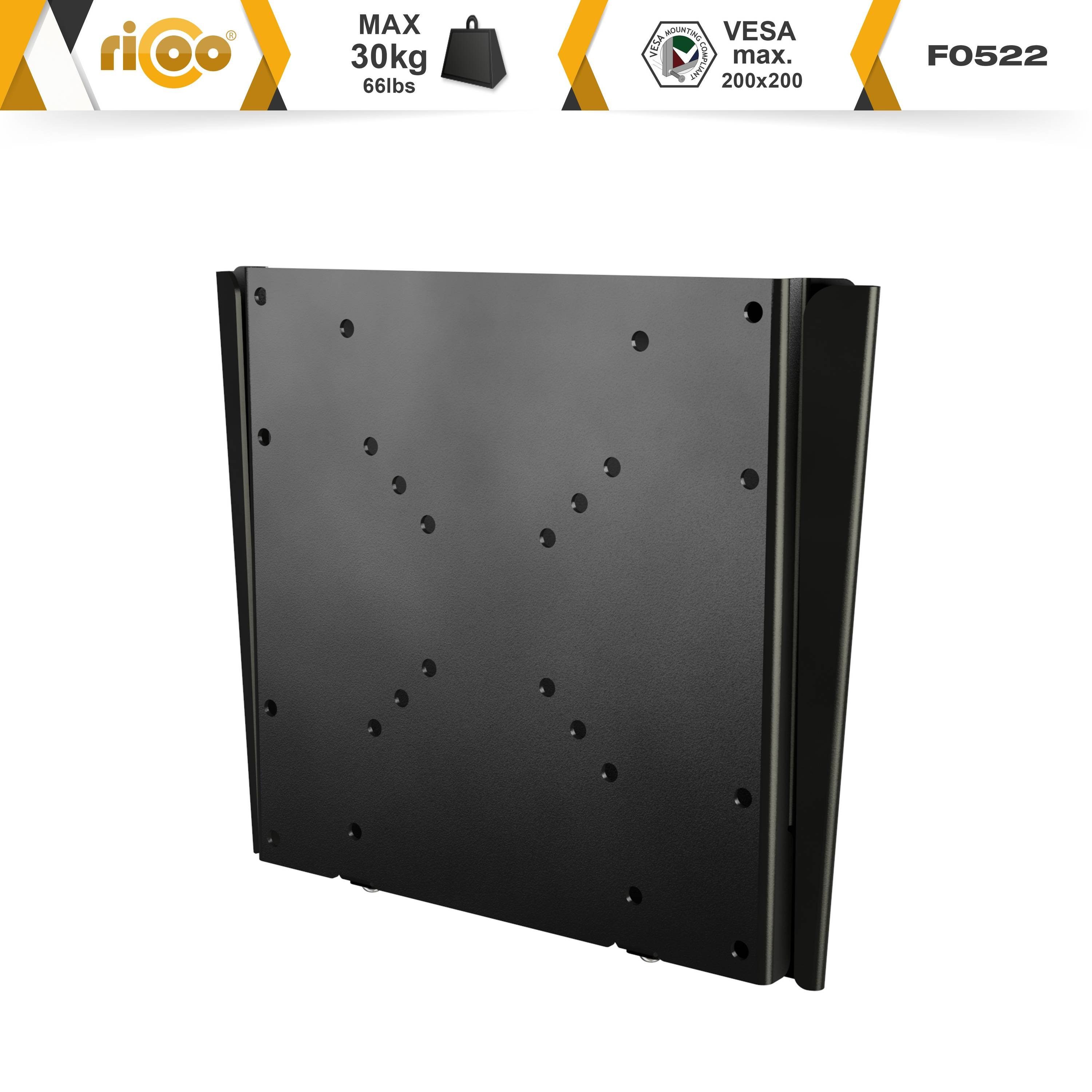 RICOO flach 200) Fernseher Zoll, F0522 TV-Wandhalterung, 32 Bildschirm 200 (bis x universal curved Wand VESA