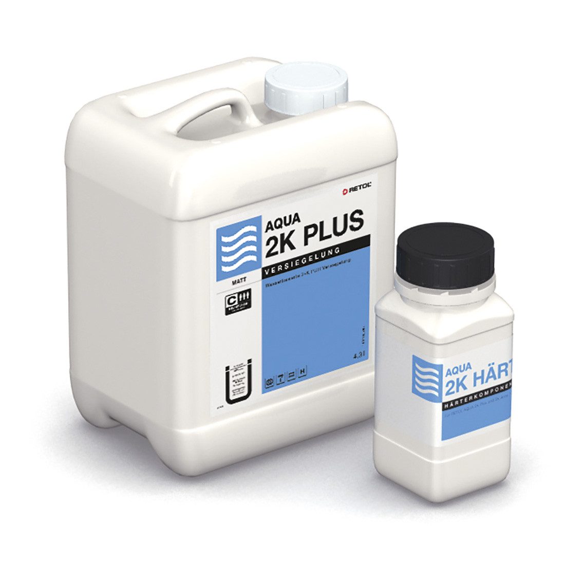 RETOL Treppen- und Parkettlack AQUA 2K Plus, Wasserbasierte 2-K PUR-Acrylat Versiegelung