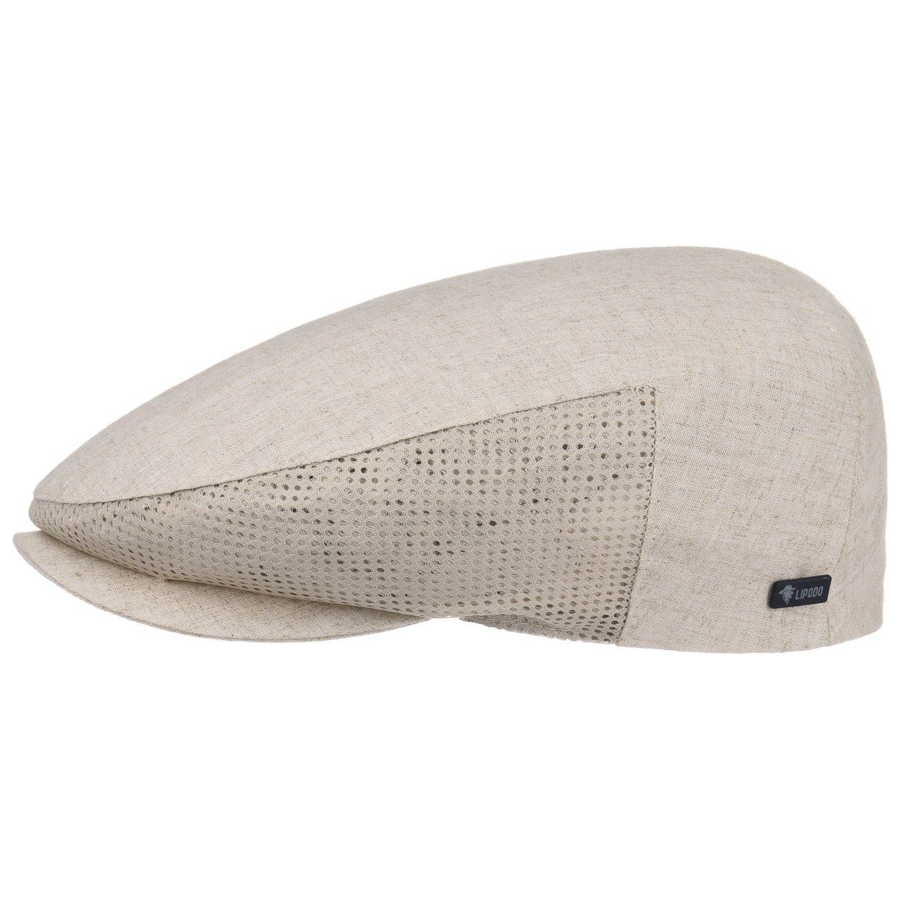 Lipodo Flat Cap (1-St) Flatcap mit Schirm, Made in Italy