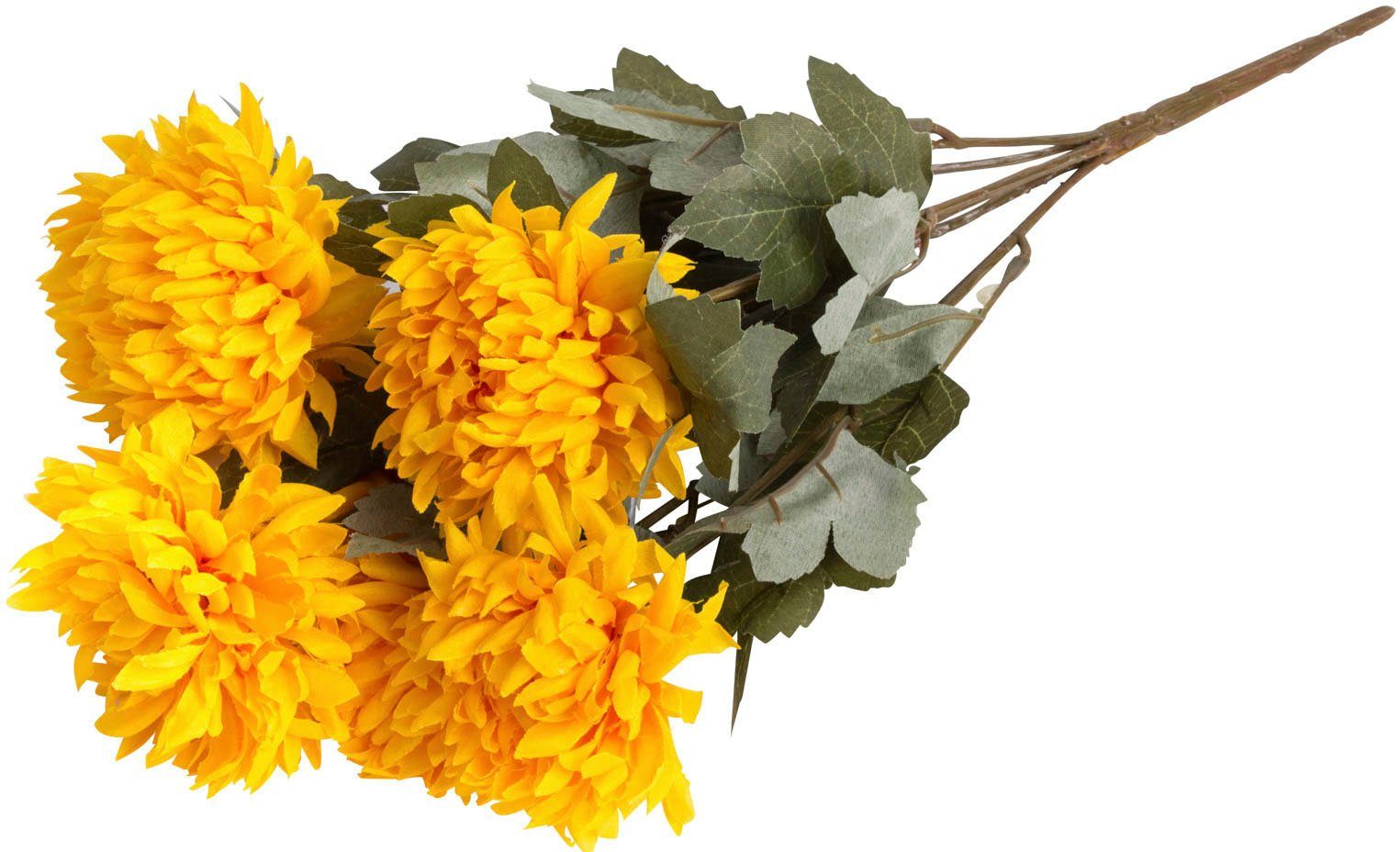 Kunstblume Chrysanthemenstrauß Chrysantheme, Botanic-Haus, Höhe 44 cm