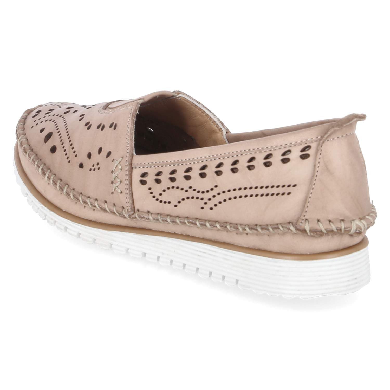 Andrea Conti Andrea Conti 1885909-0066 TAUPE Damen Glattleder taupe Slipper