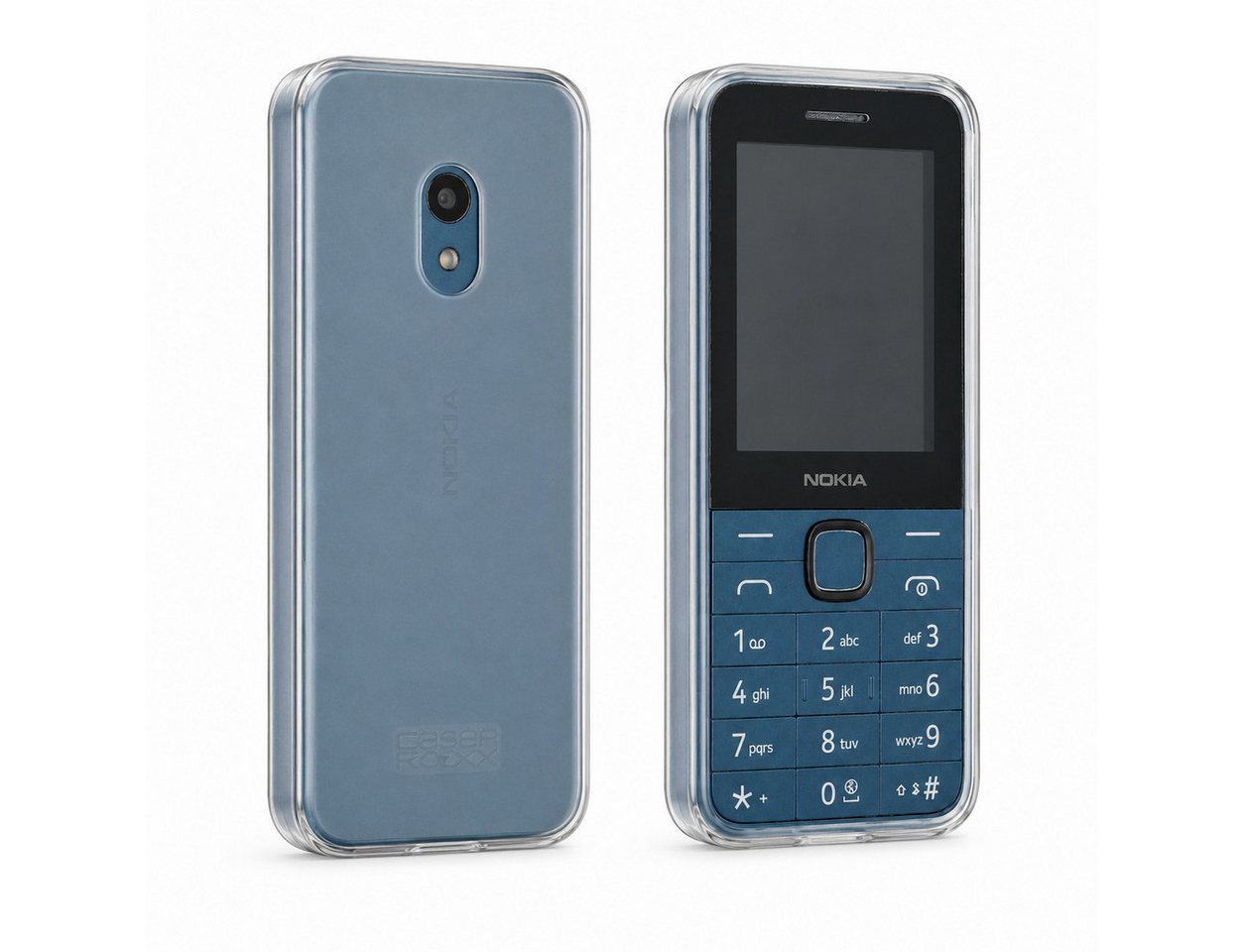 caseroxx Handyhülle TPU-Hülle für Nokia 225 4G (2024) Gerätabhängig 5,0 - 7,0 Zoll, dünn und flexibel