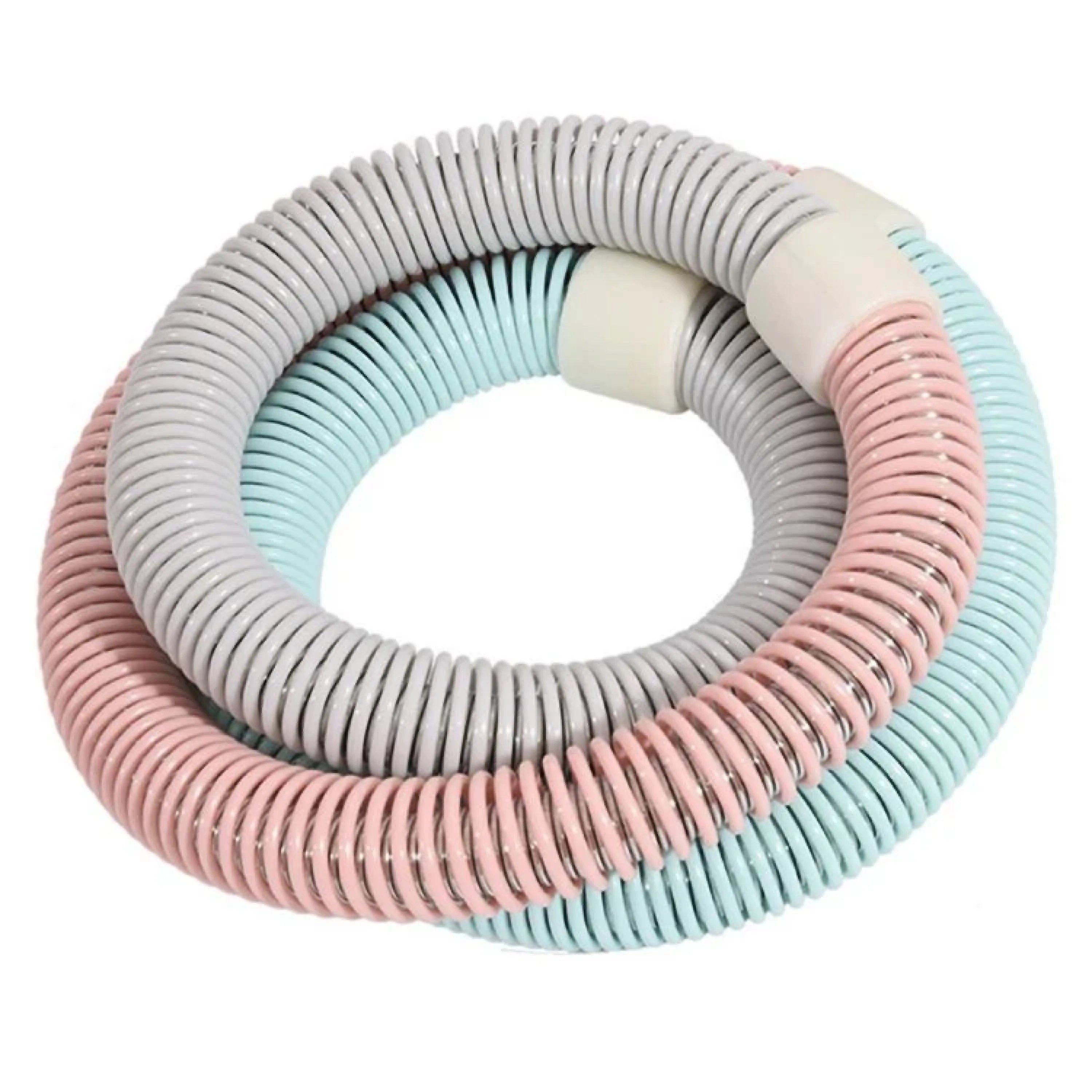 Sport-Knight® Hula-Hoop-Reifen Bauchtrainer Hula Hoop mit Rückfederung – Spiral-Fitnessreifen