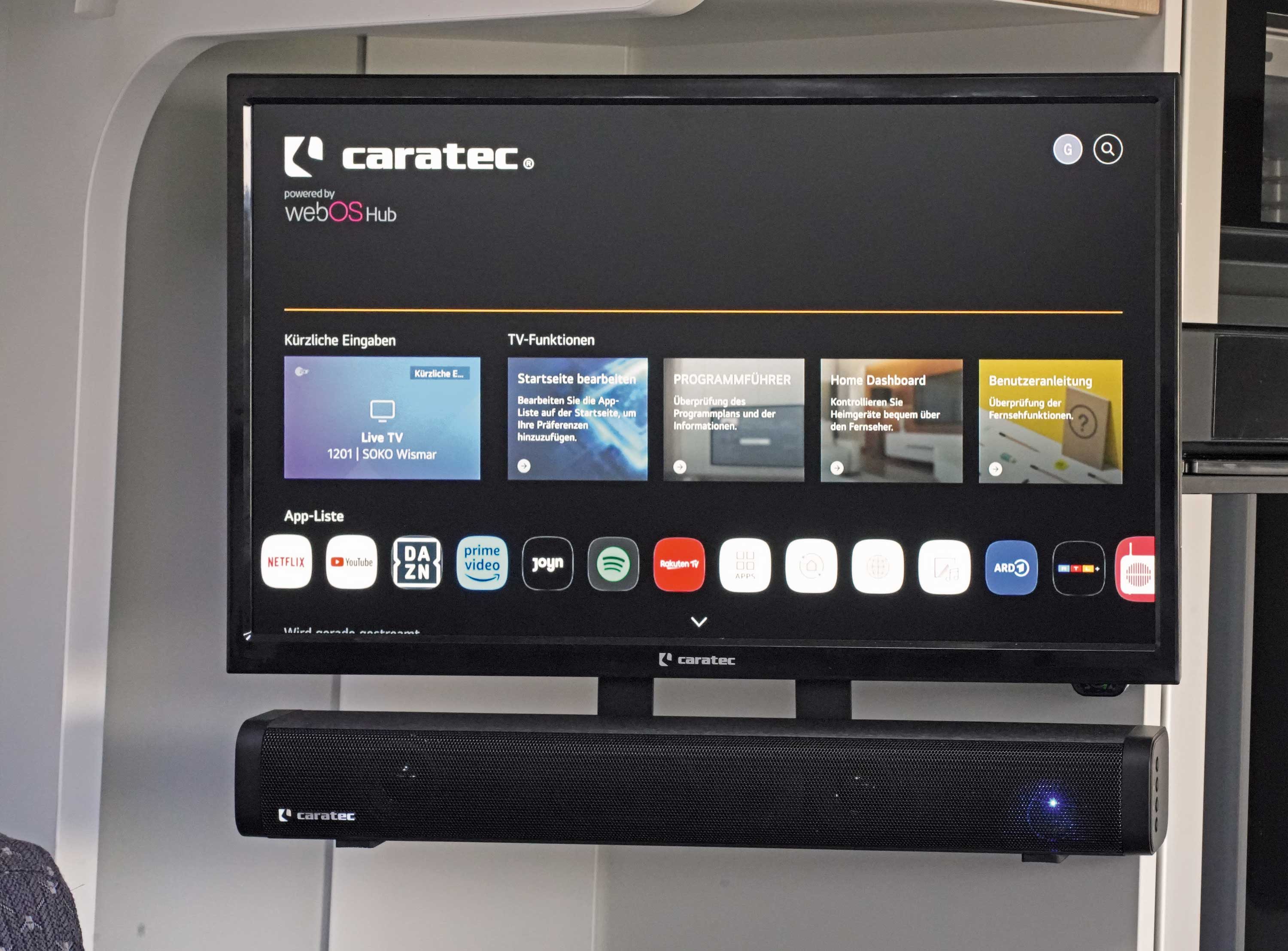 Caratec Audio CAS104BT Soundbar mit ARC und BT Soundbar