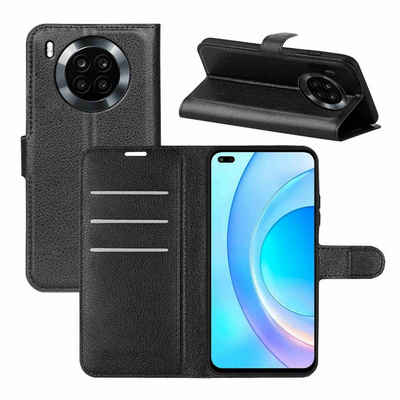 Wigento Handyhülle Für Honor 50 Lite Handy Tasche Wallet Premium Schutz Hülle Case Cover Etuis Neu Zubehör