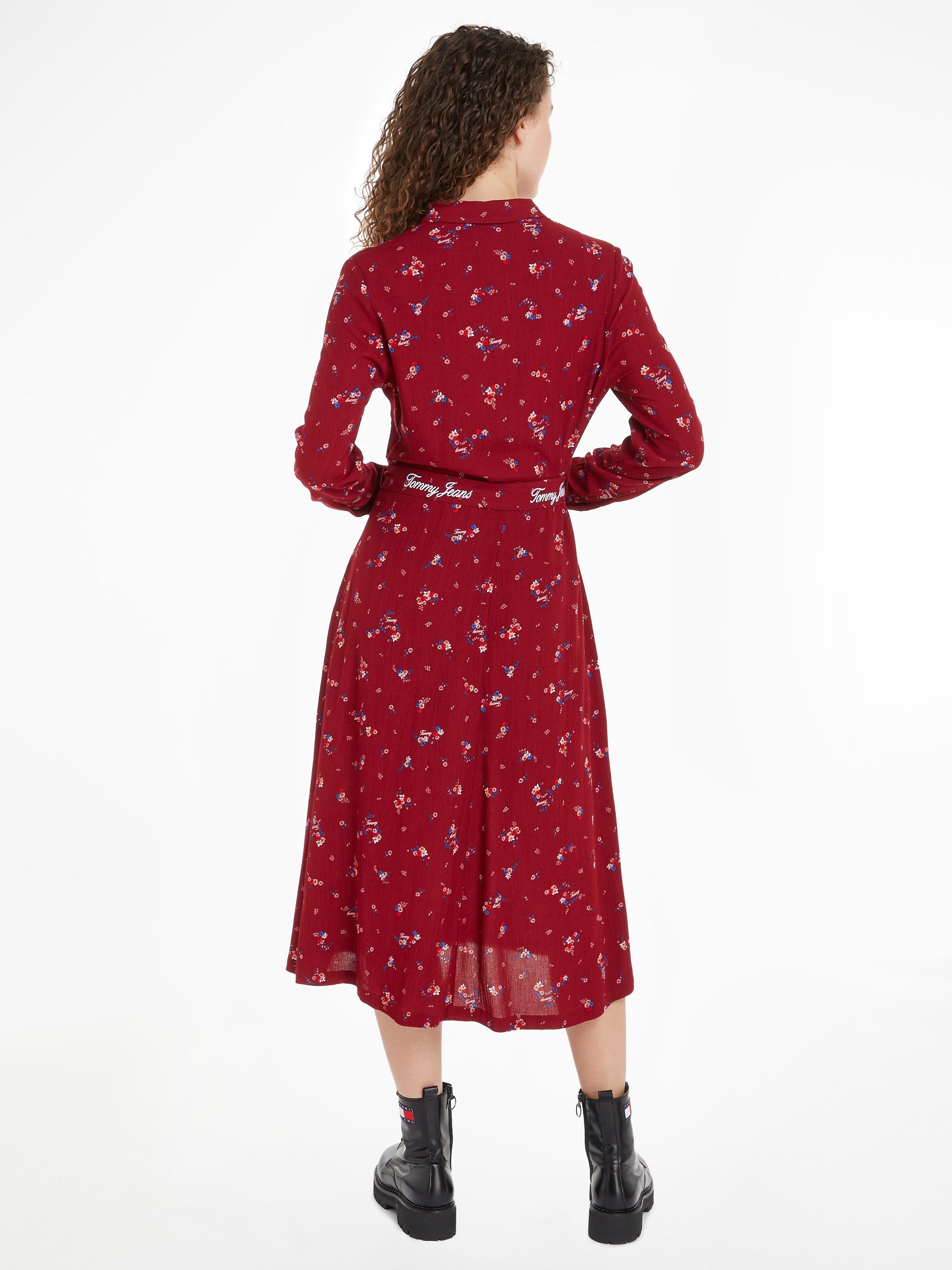 Tommy Jeans Curve Hemdblusenkleid TJW FLORAL günstig online kaufen
