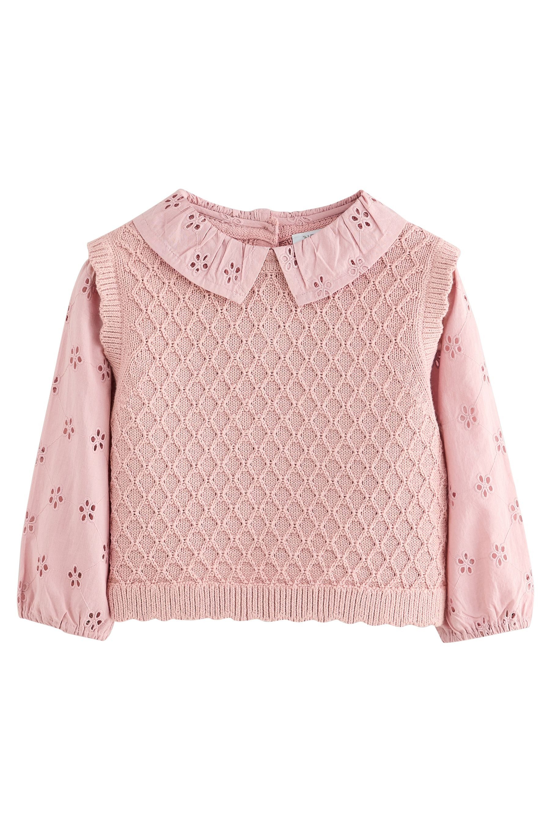 Next 2-in-1-Pullover Lagen-Strickpullover (1-tlg) günstig online kaufen