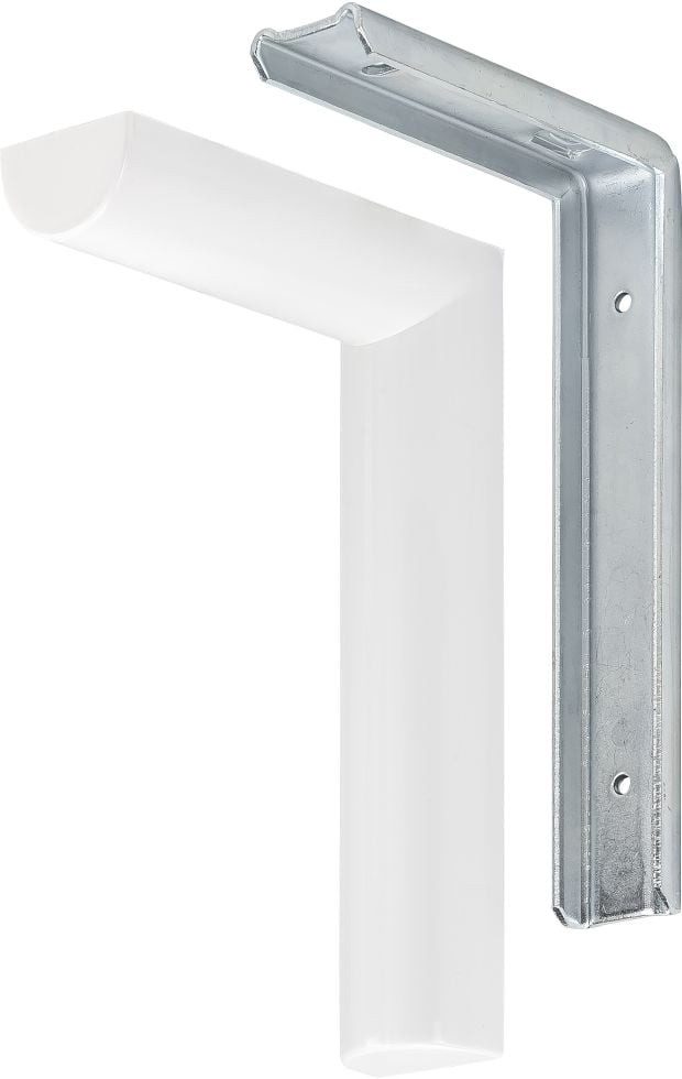 Vormann Wandregalhalter Vormann Design-Konsolen weiß 235 x 155 x 38 mm günstig online kaufen