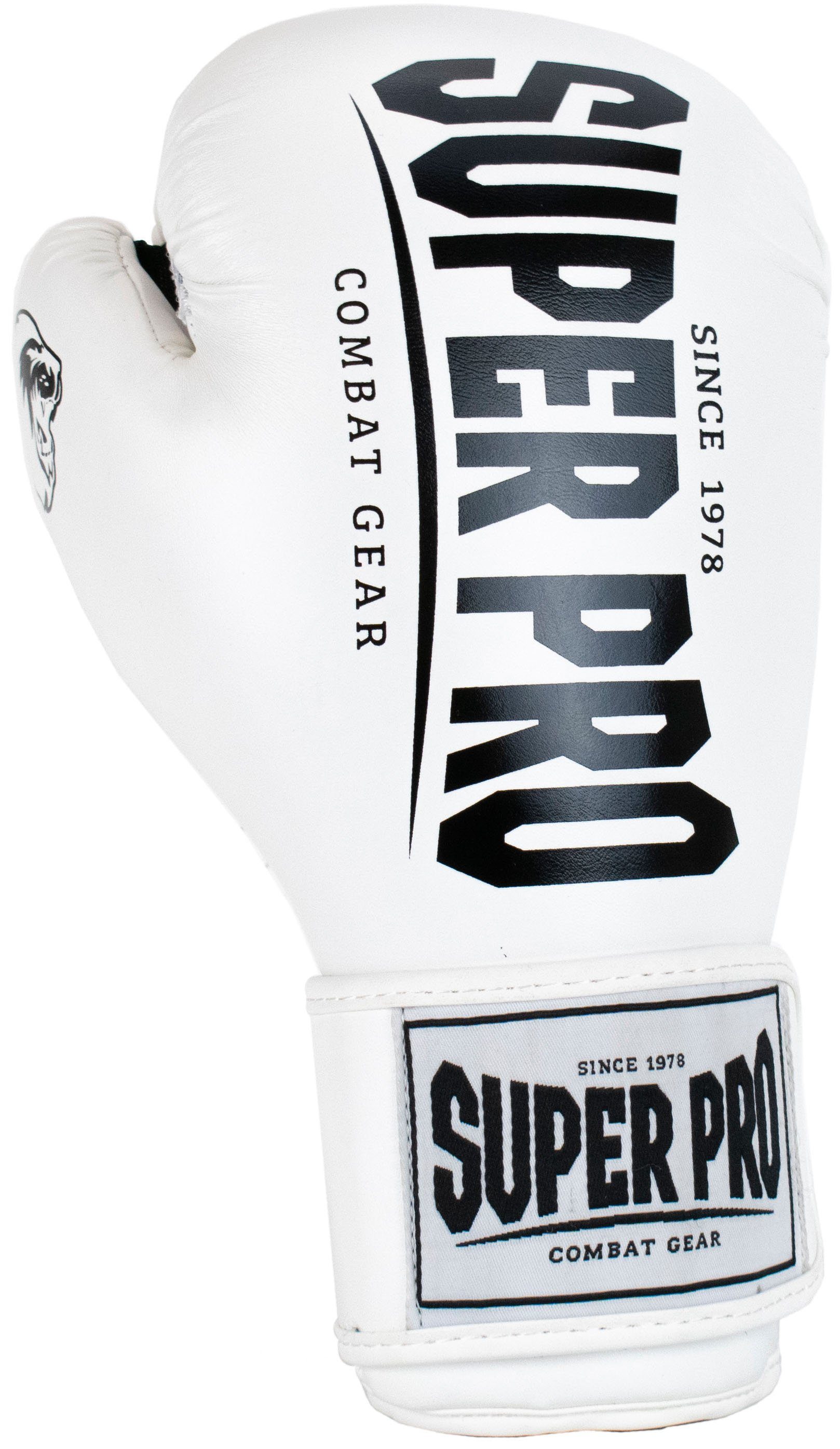 Super Pro Champ Boxhandschuhe weiß-schwarz