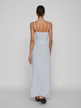 Vila Shirtkleid Maxi Kleid Jersey Dress mit Tunnelzug VIMOONEY (lang) 5733 in Blau