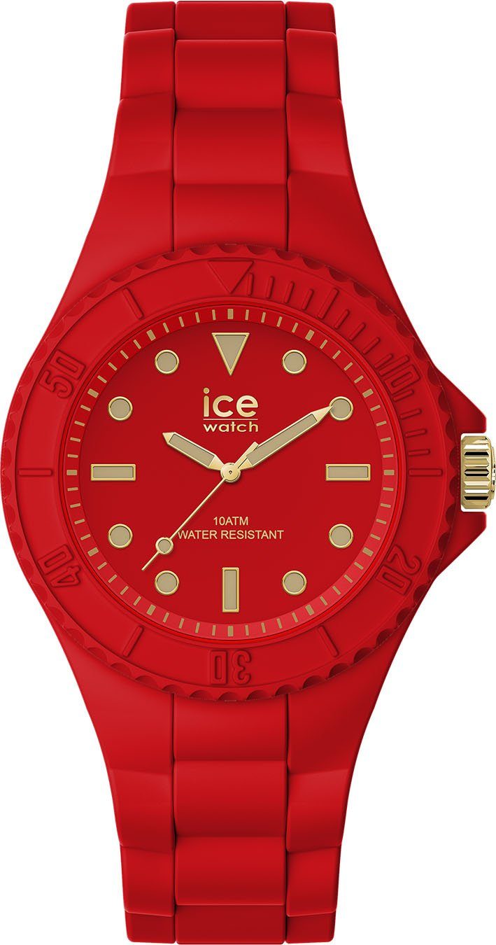 ICE red ice-watch - rot 3H, Small - Glam generation Quarzuhr 019891 -