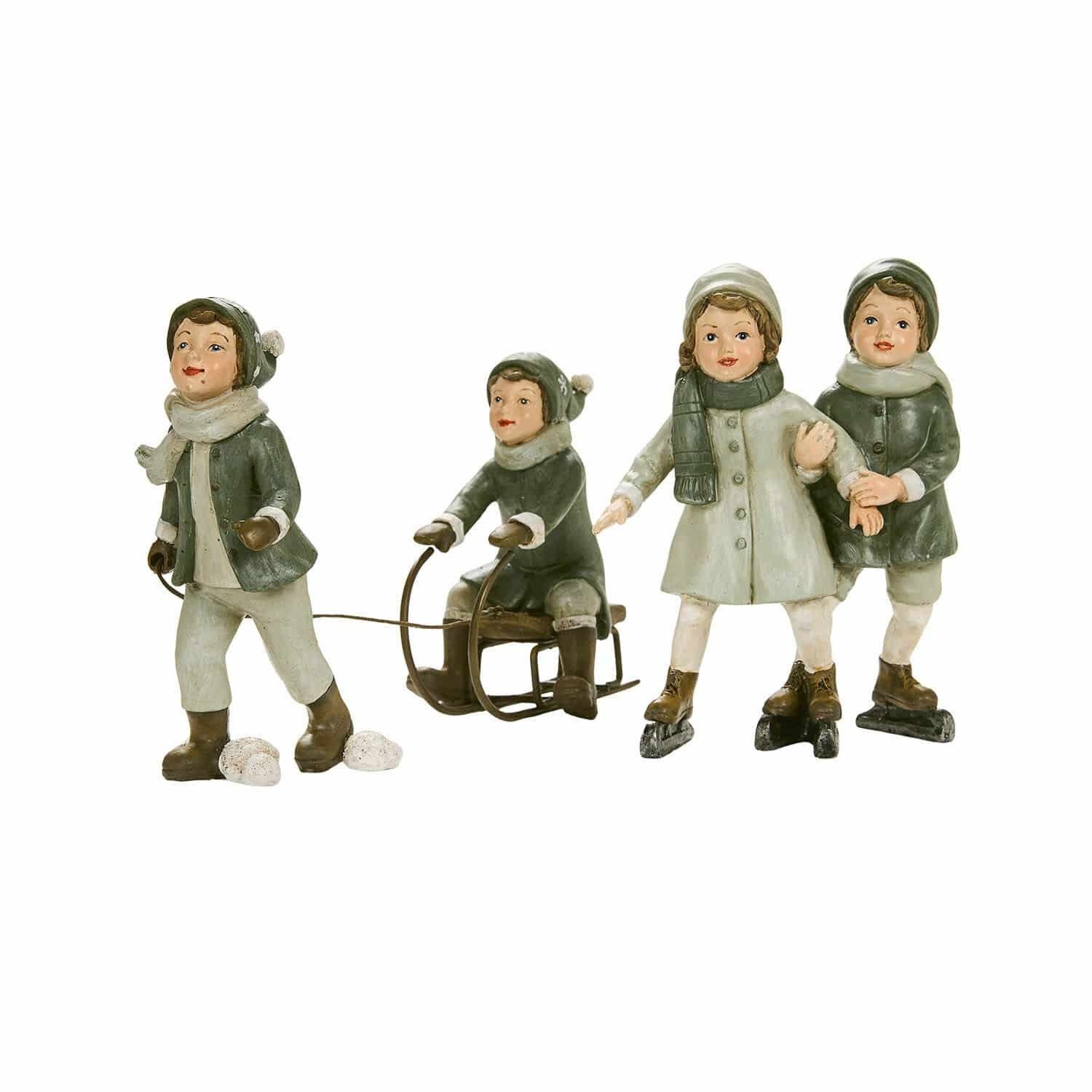 Mirabeau Weihnachtsfigur Figur 2er Set Andros grün (2er Set, 2er Set)