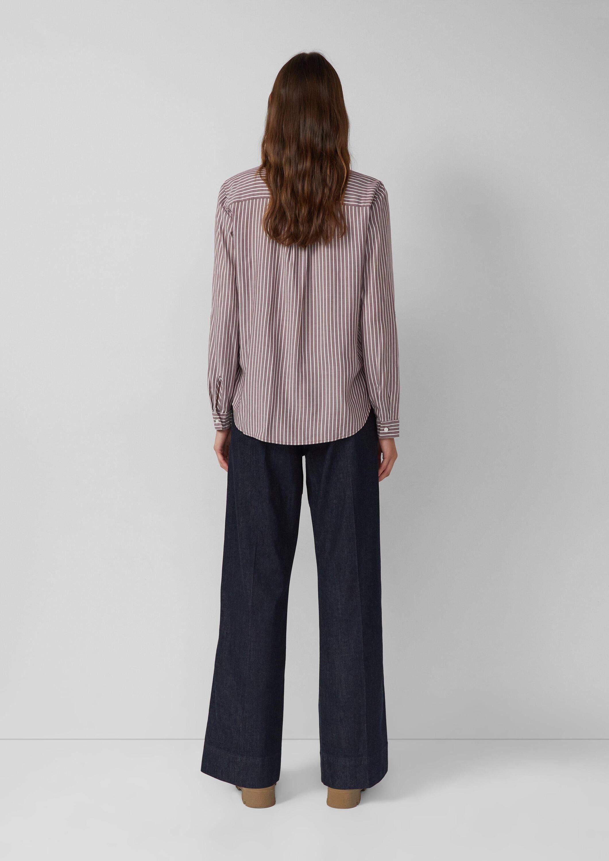 s.Oliver Langarmbluse Bluse Streifenbluse mit aufgesetzten günstig online kaufen