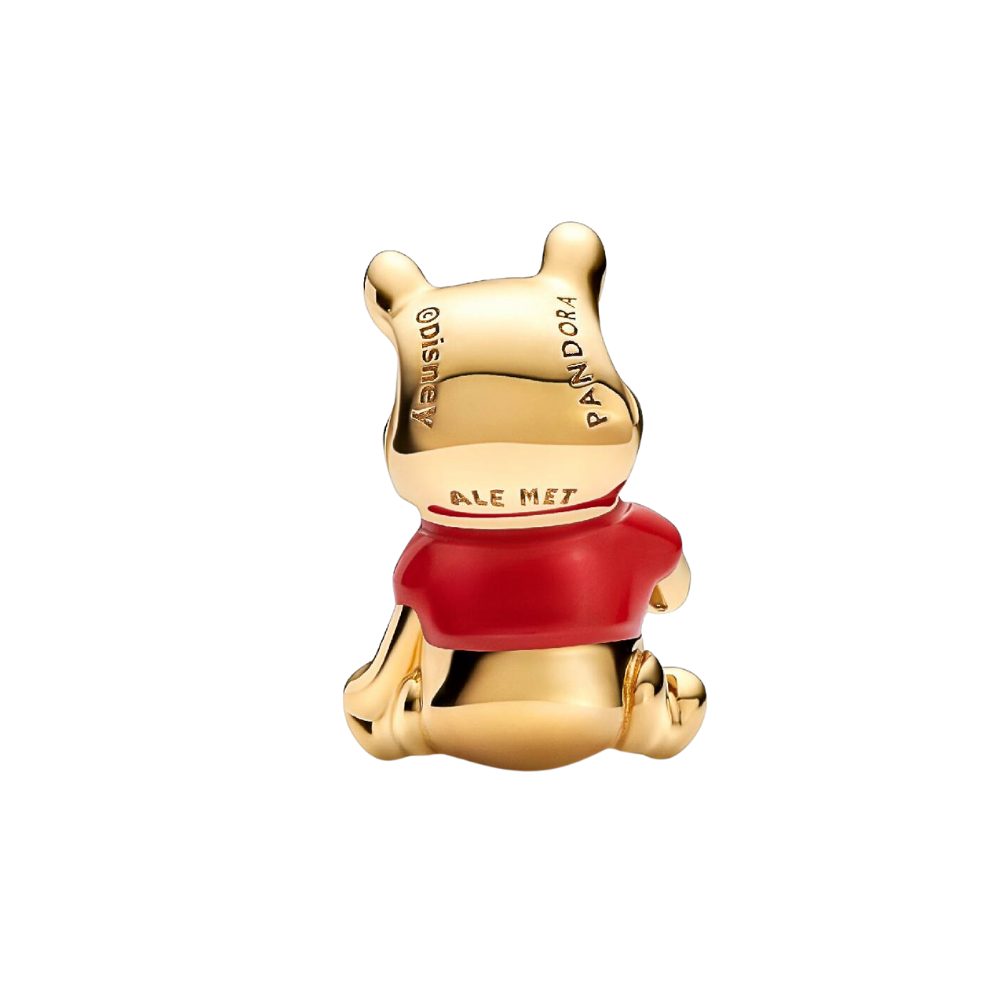 Pandora Charm-Einhänger SHINE-762212C01, Disney, Winnie Puuh, Vergoldet, Emaille