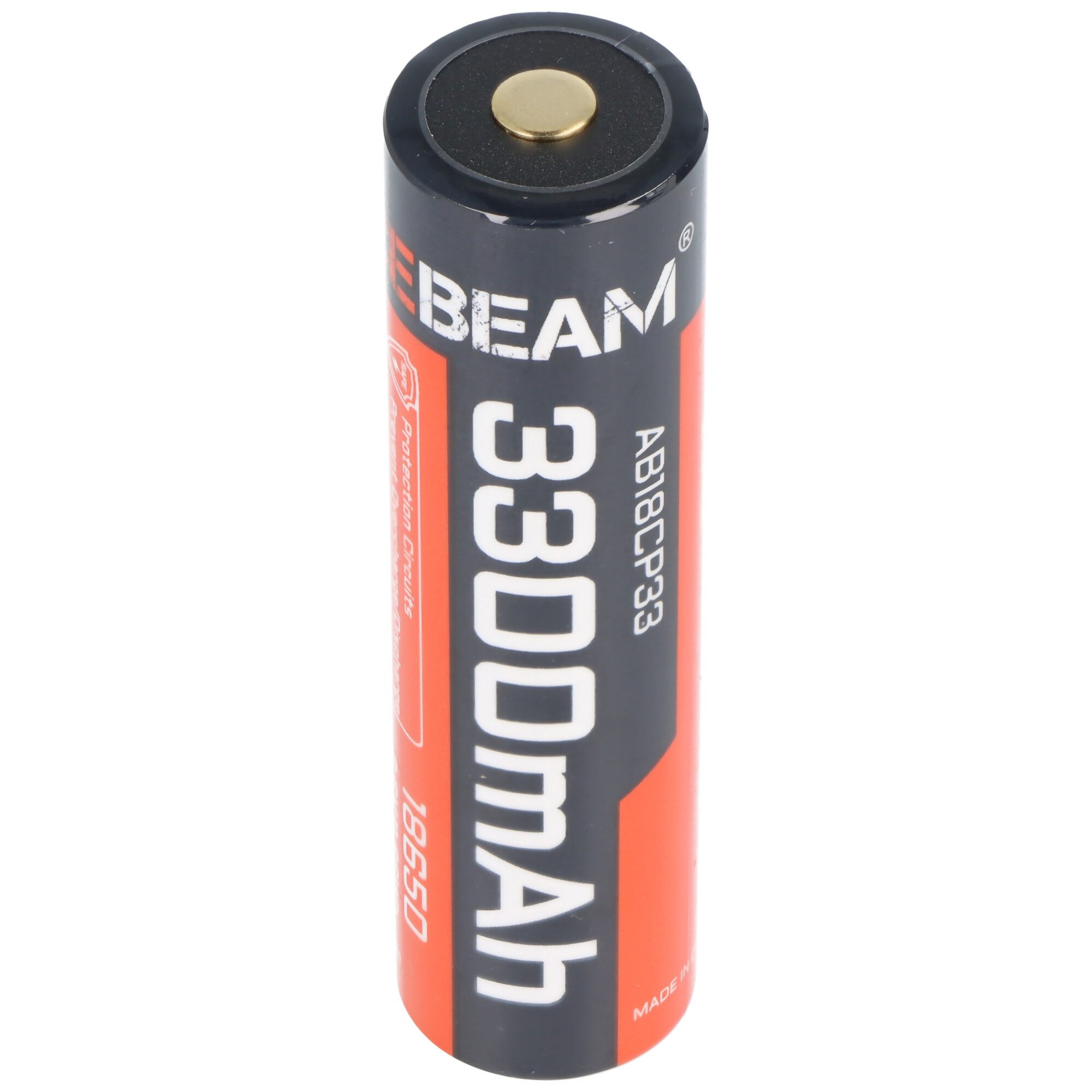 Acebeam AceBeam 18650 Li-Ion Akku 3.300mAh, 15A, mit Schutzschaltung, 70,9mm Akku