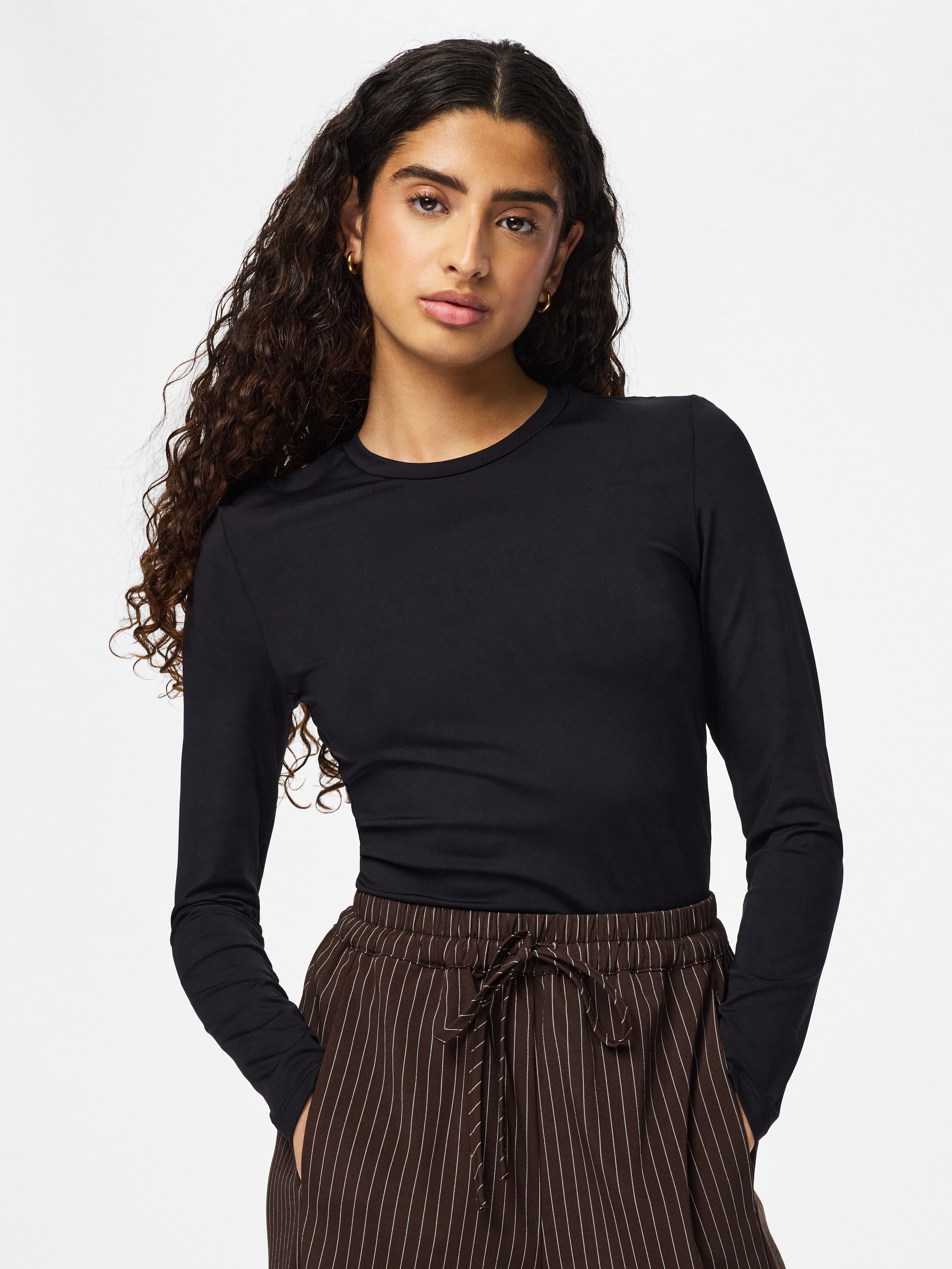 pieces Langarmshirt PCLULA LS TOP JRS NOOS