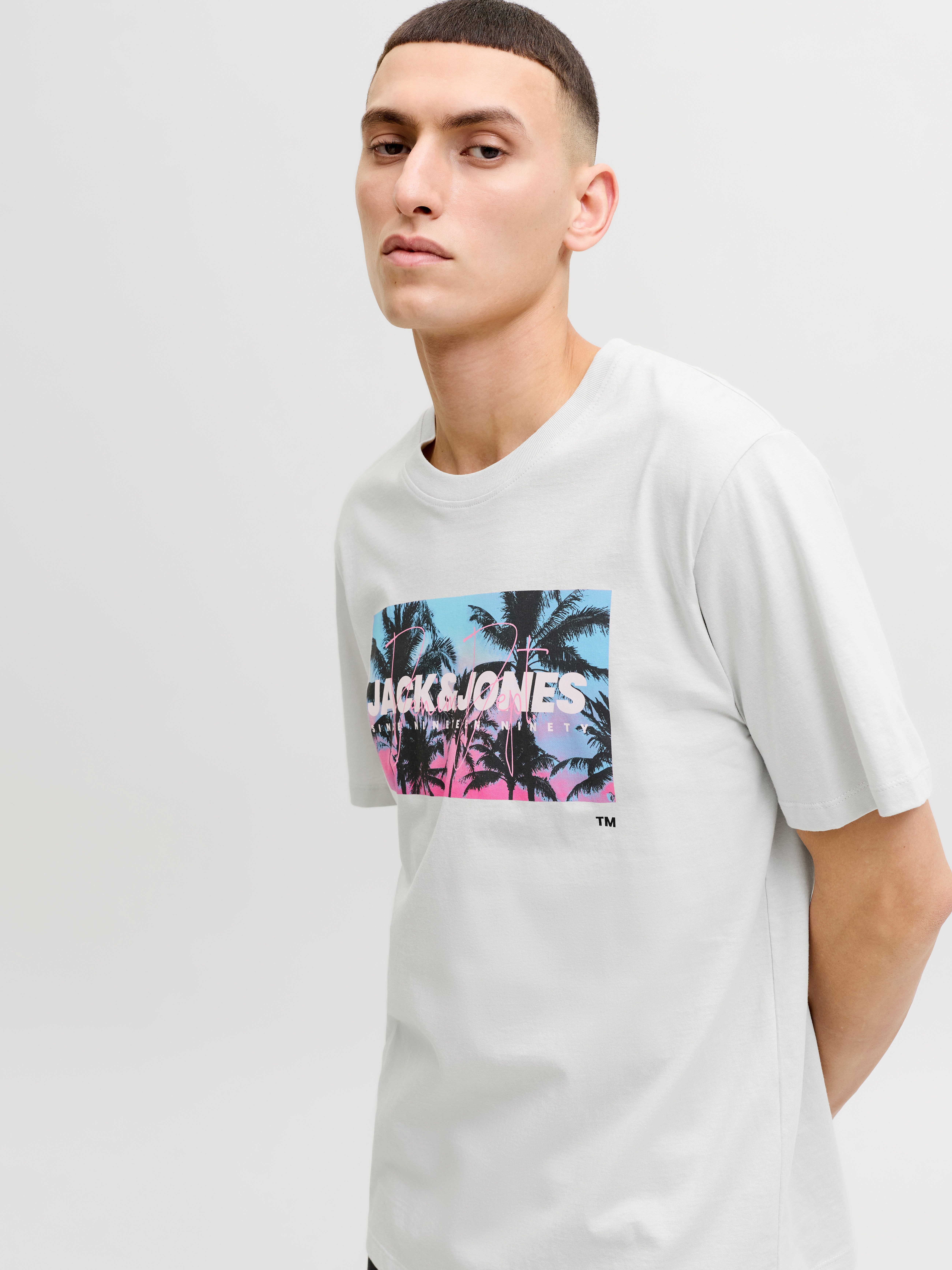 Jack & Jones Rundhalsshirt JJINDIANA TEE SS CREW NECK