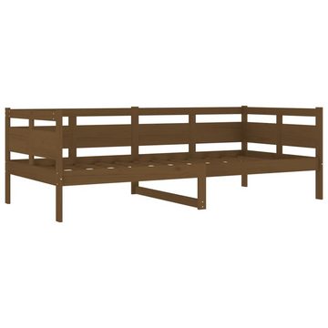 vidaXL Bett Tagesbett Honigbraun Massivholz Kiefer 90x200 cm