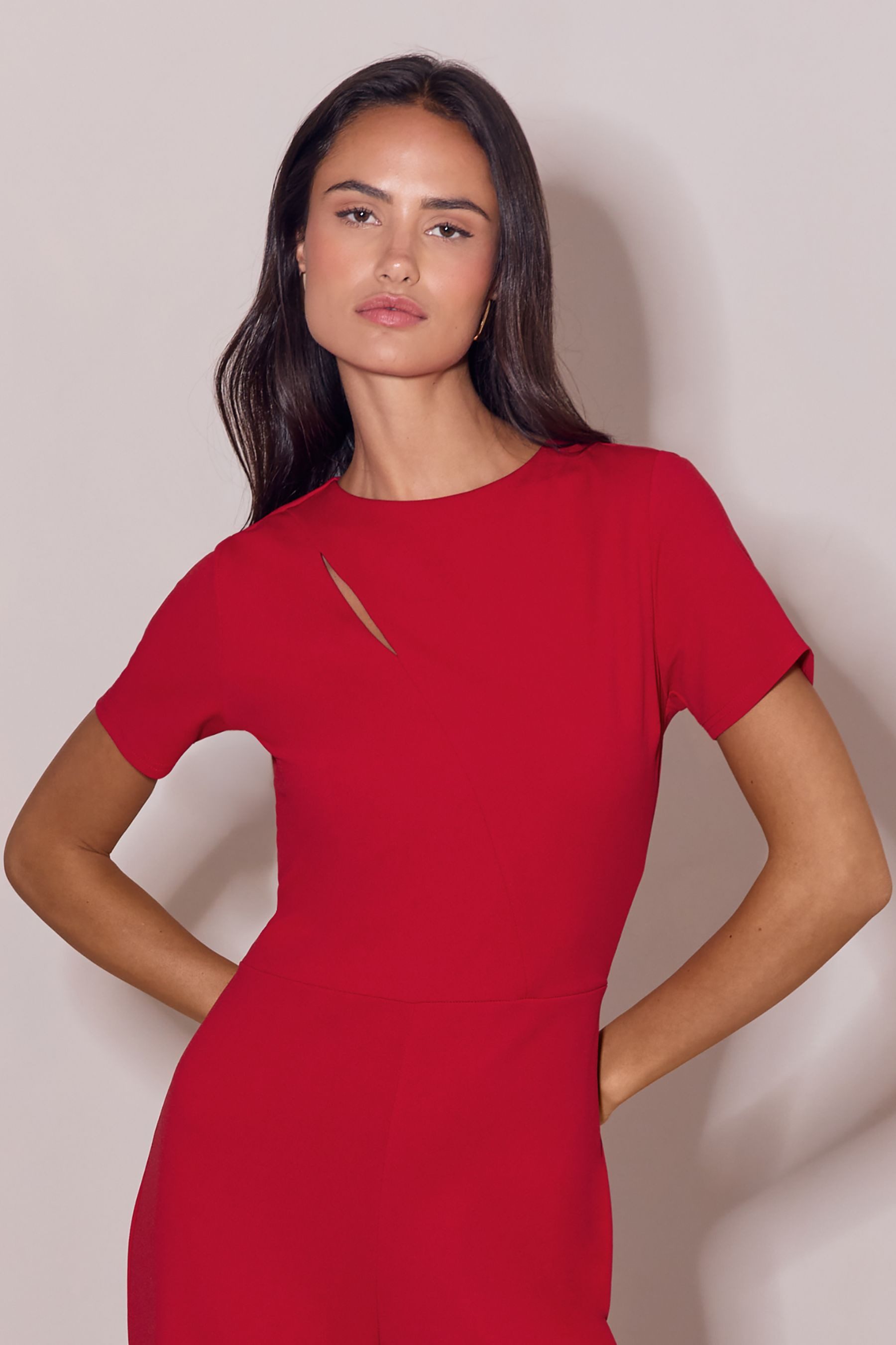 LIPSY Jumpsuit Lipsy Jumpsuit mit kurzen Ärmeln, Regular (1-tlg)
