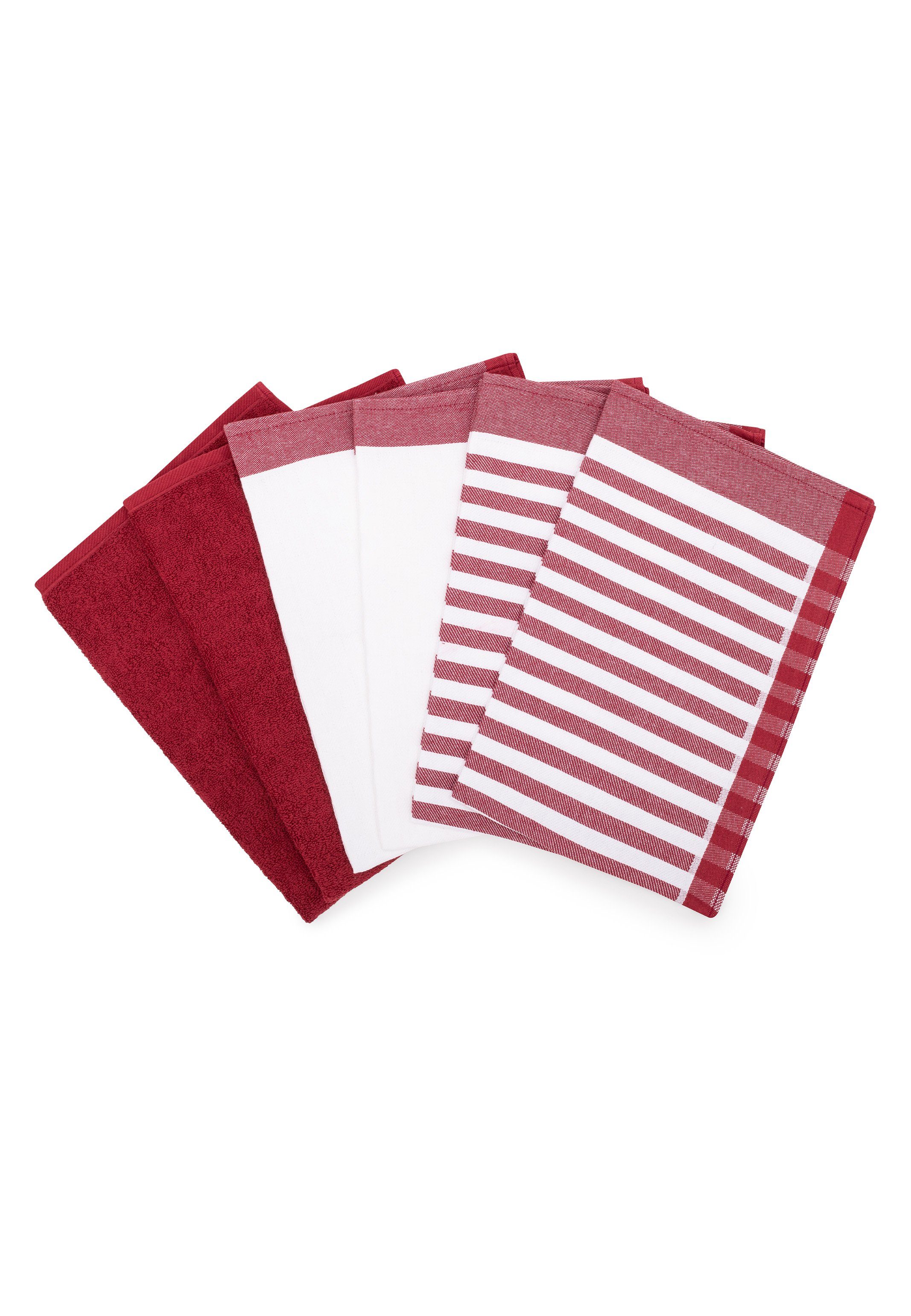 ROSS Geschirrtuch Superior, (Spar-Set, 6-tlg., 4 günstig online kaufen