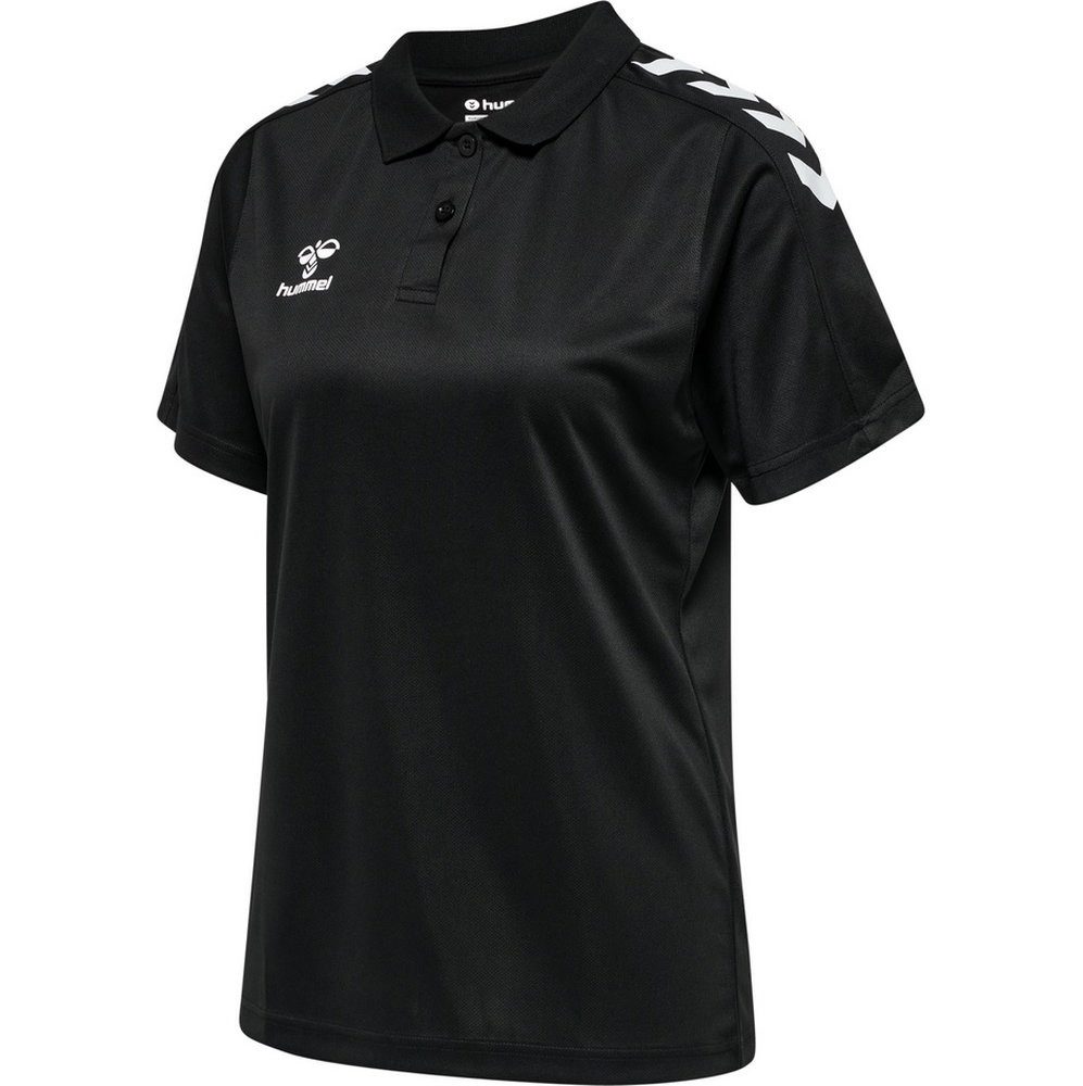 hummel Poloshirt hmlCORE XK Functional (Polyester-Piquel) Kurzarm schwarz Damen