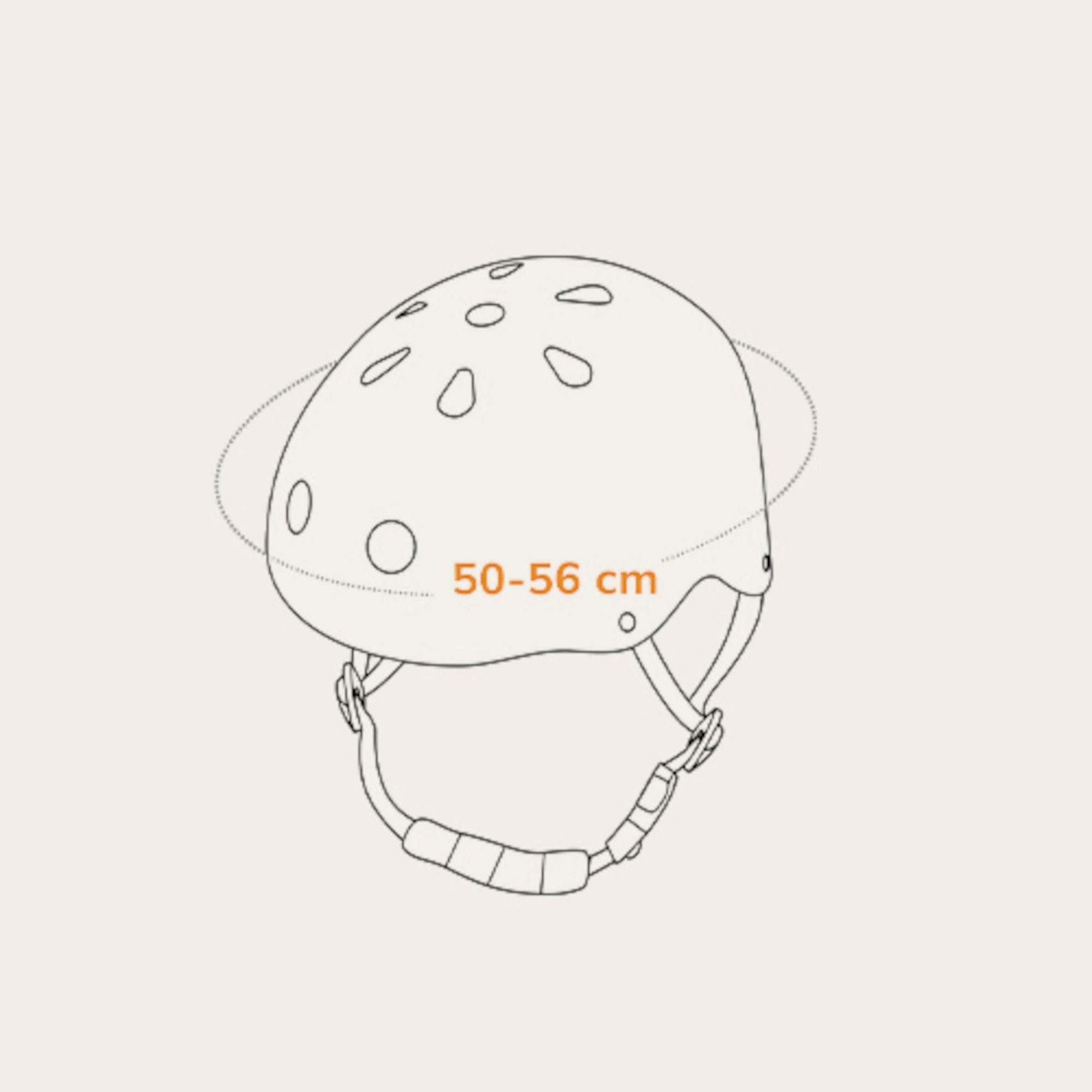 lionelo Kinderhelm Lionelo Helmet, 50-56cm/INTERTEK/Kann mit Markern dekoriert werden