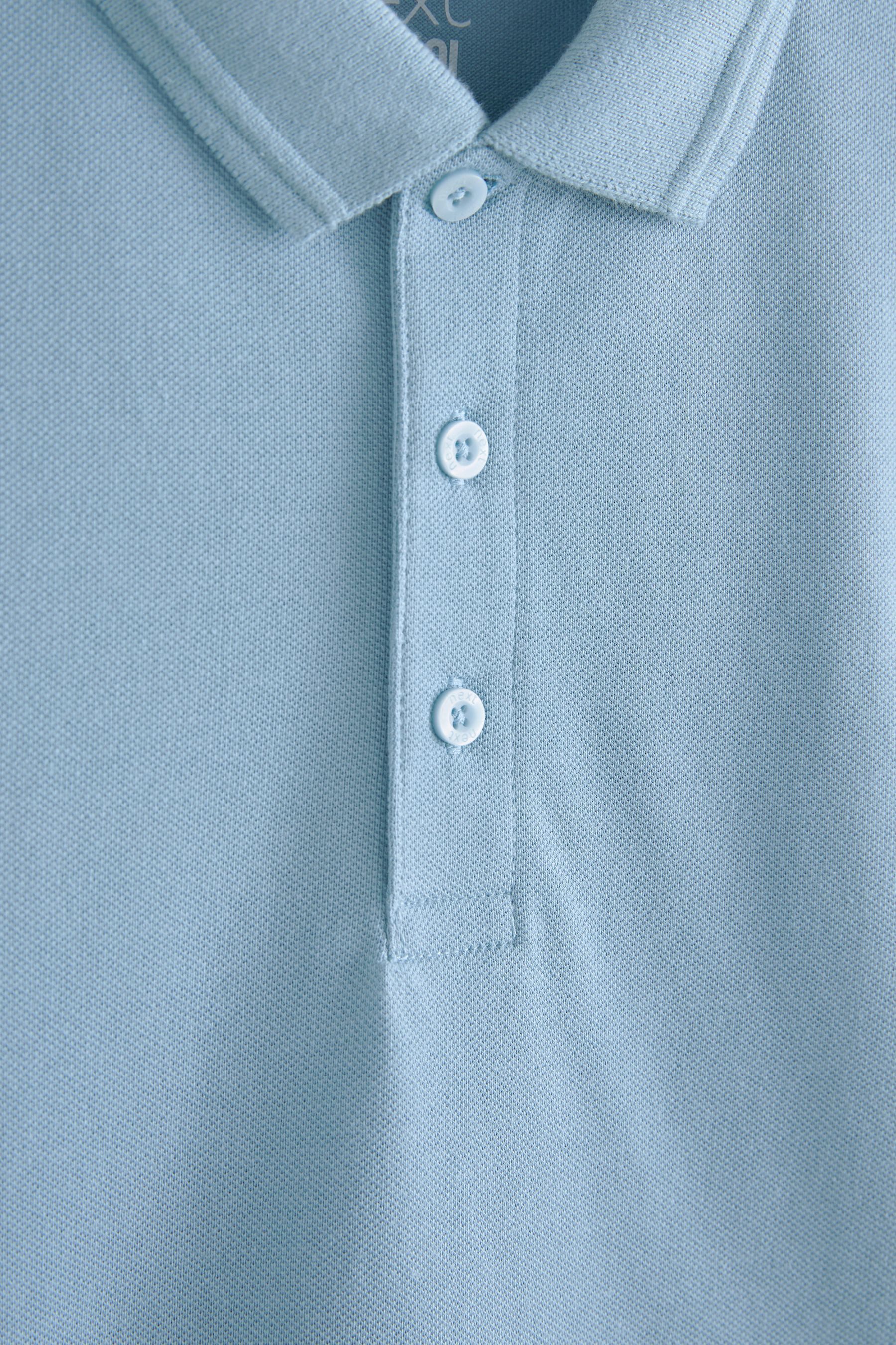 Next Poloshirt Schul-Poloshirts aus Baumwolle im 2er-Pack (2-tlg)