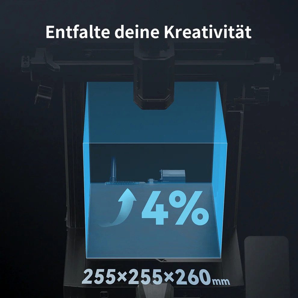 ANYCUBIC 3D-Drucker Anycubic Kobra 3 V2 3D-Drucker, Schnelle und einfache Inbetriebnahme (Plug & Play)