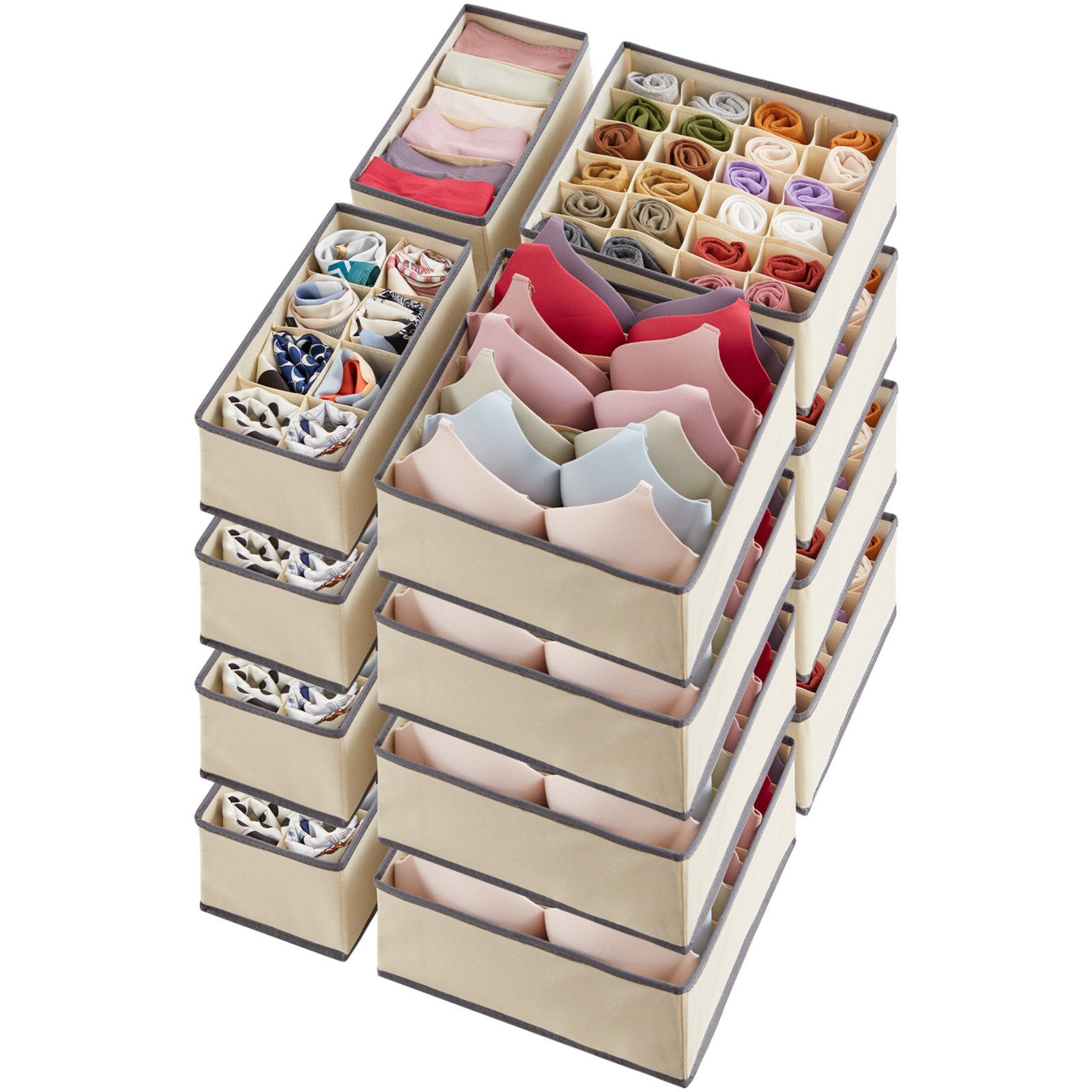 Lifewit Aufbewahrungsdose Schrank Schublade Organizer Teiler günstig online kaufen