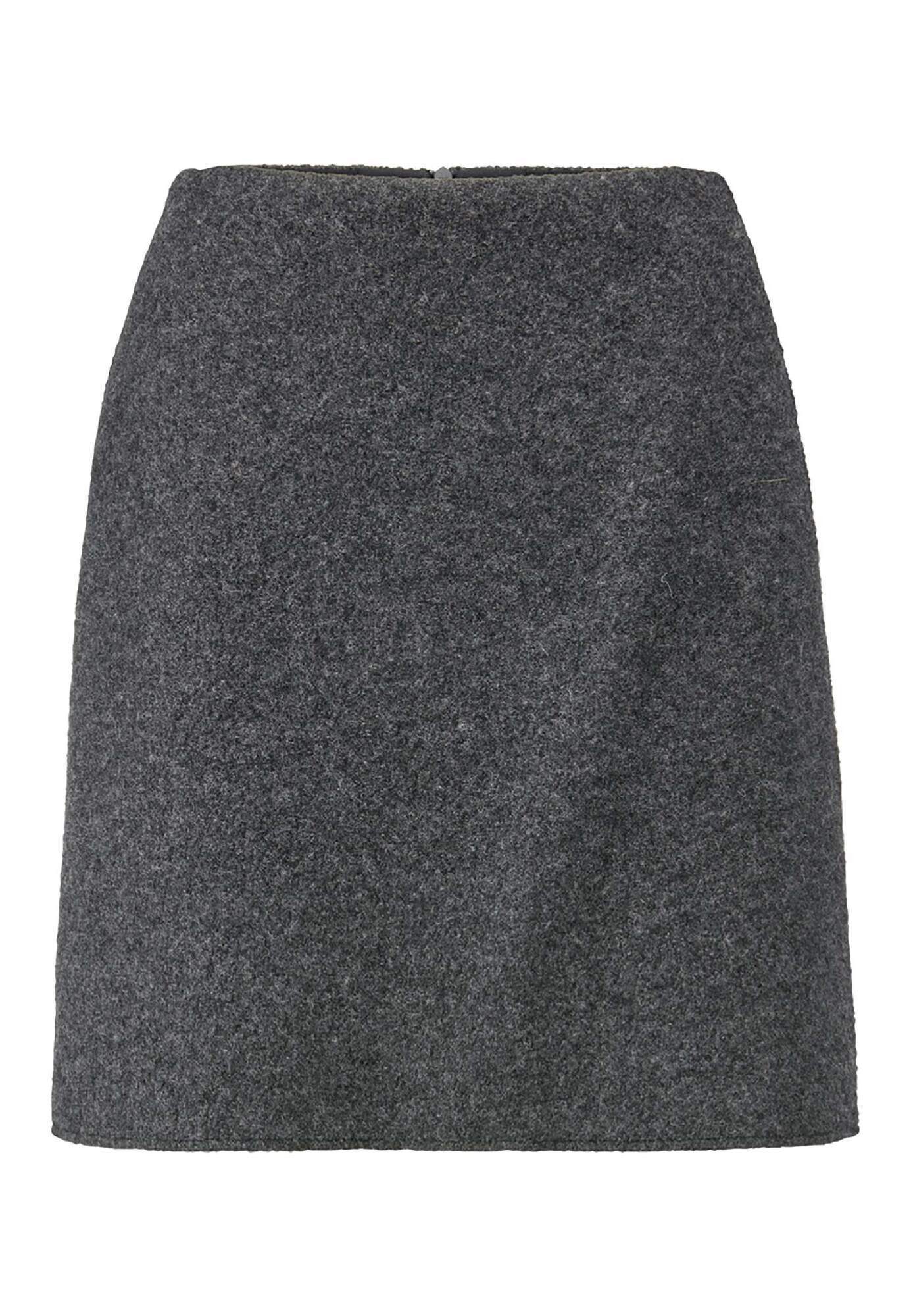 Hessnatur Strickrock aus reiner Bio-Merinowolle (1-tlg)