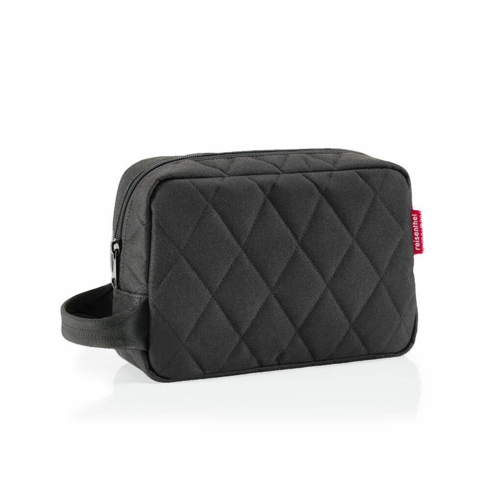 REISENTHEL® Kosmetiktasche cosmeticpouch M Rhombus Black 3 L | Kulturbeutel