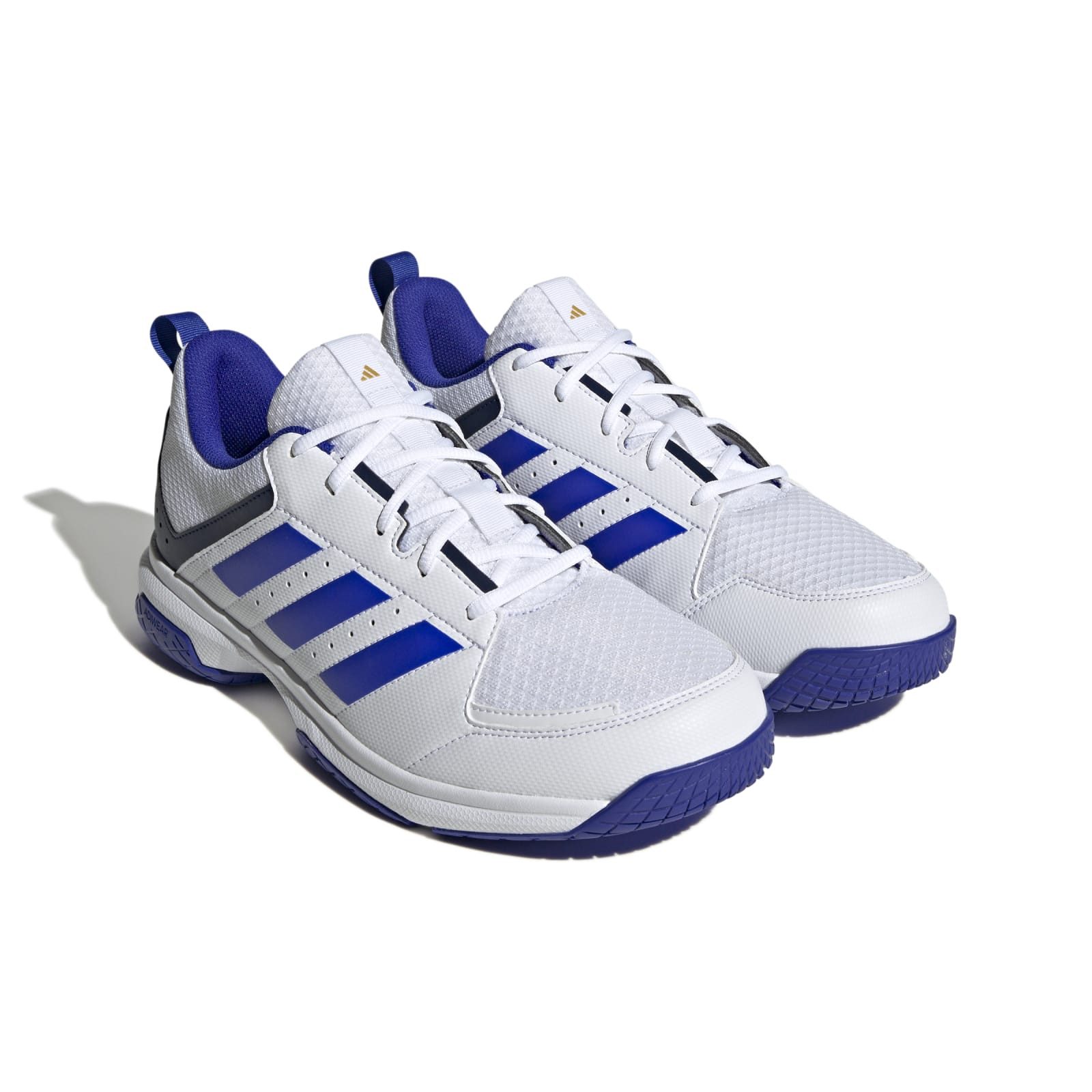 adidas Performance Hallen-Indoorschuhe Ligra 7 weiss/lucidblau Herren Badmintonschuh