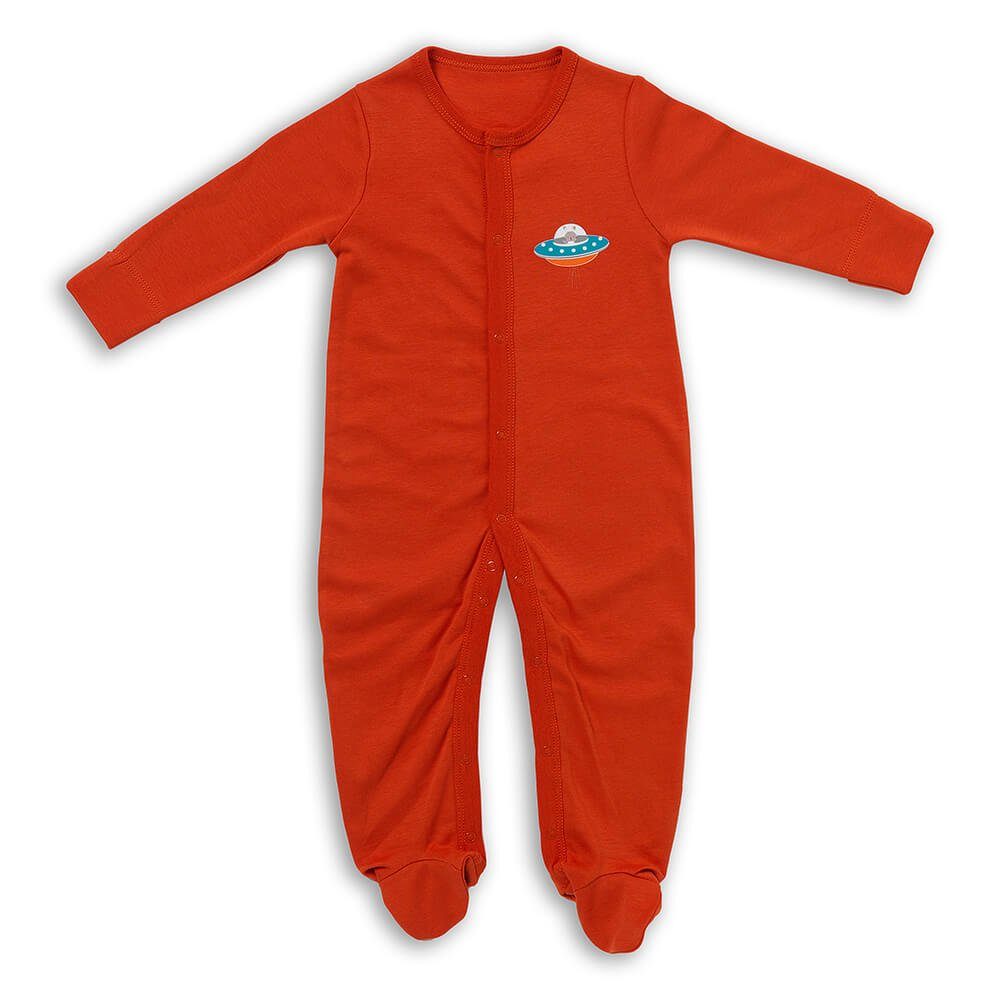 zertifiziert Pack Schlafanzug langarm Space Baby-Schlafanzug 2er OEKO-TEX Schlummersack Bio