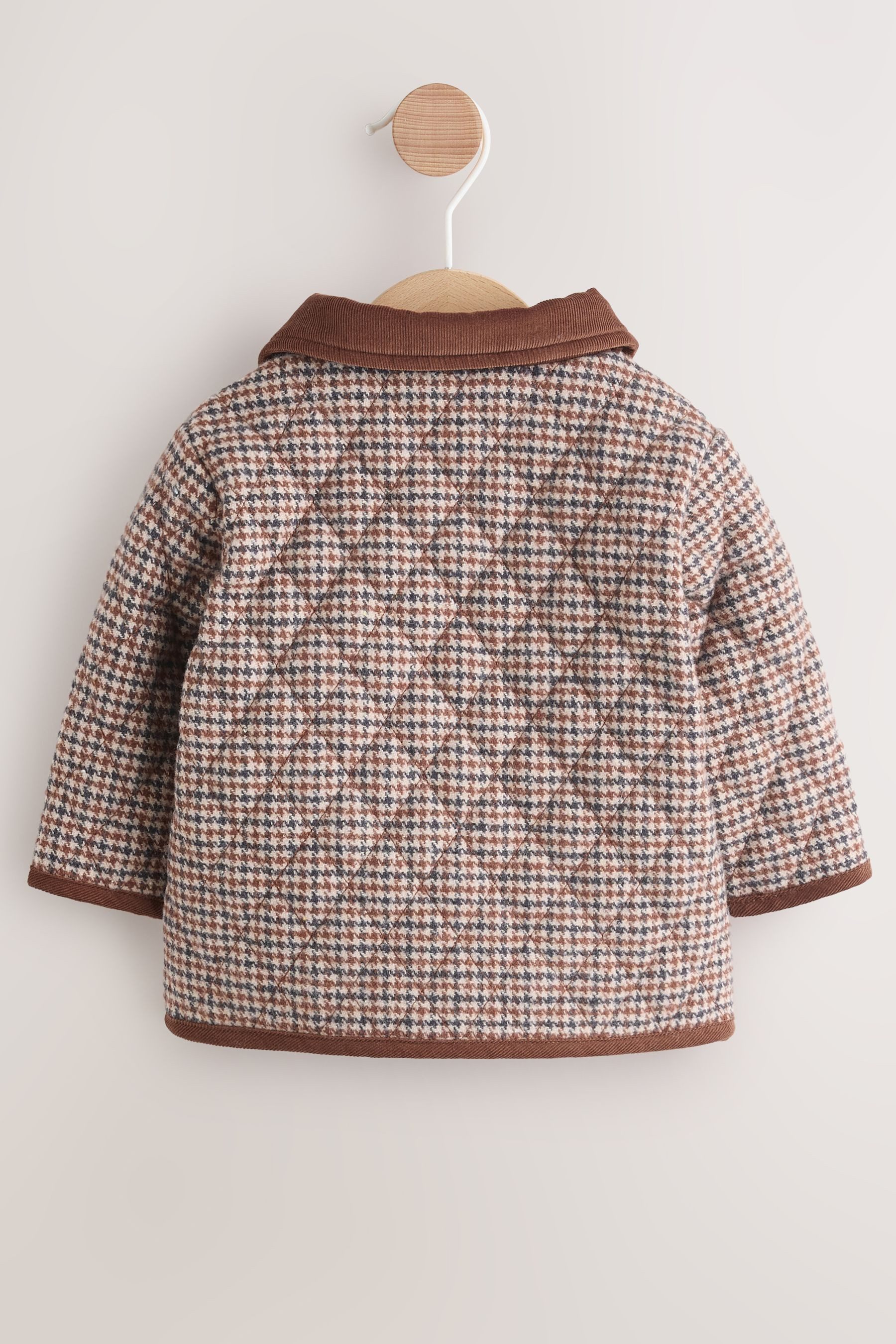 Next Steppjacke Baby Steppjacke mit Cordkragen (1-St)