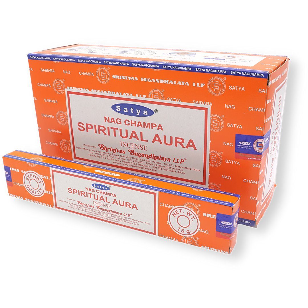Satya Incense Räucherstäbchen 12er Pack Satya Räucherstäbchen, Meditation, Aromatherapie, 12 x 15gr., Räucherstäbchen Duft Aromatherapie Satya Räuchern Incense Weihrauch