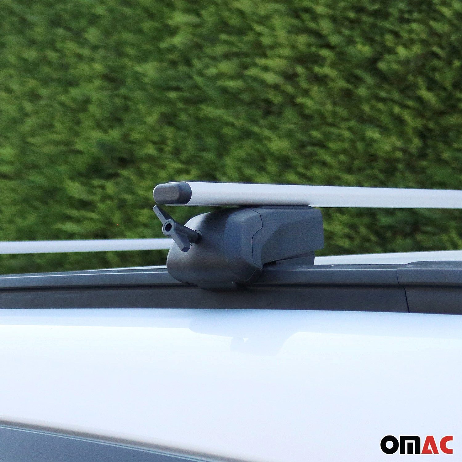 OMAC Dachträger Gepäckträger für Hyundai Tucson 2021-2025 Grundträger ABE Silber (2-St), Wasserbeständig,Abnehmbar,Multifunktional,Leichtgewichtig