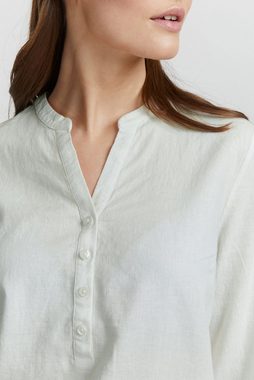 OXMO Shirtbluse OXAnea Bluse aus Leinenmix