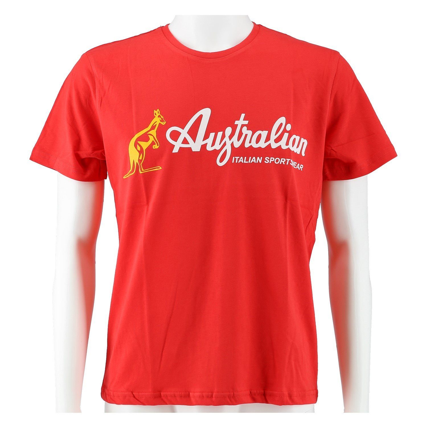 T-Shirt Logo rot/weiss Herren