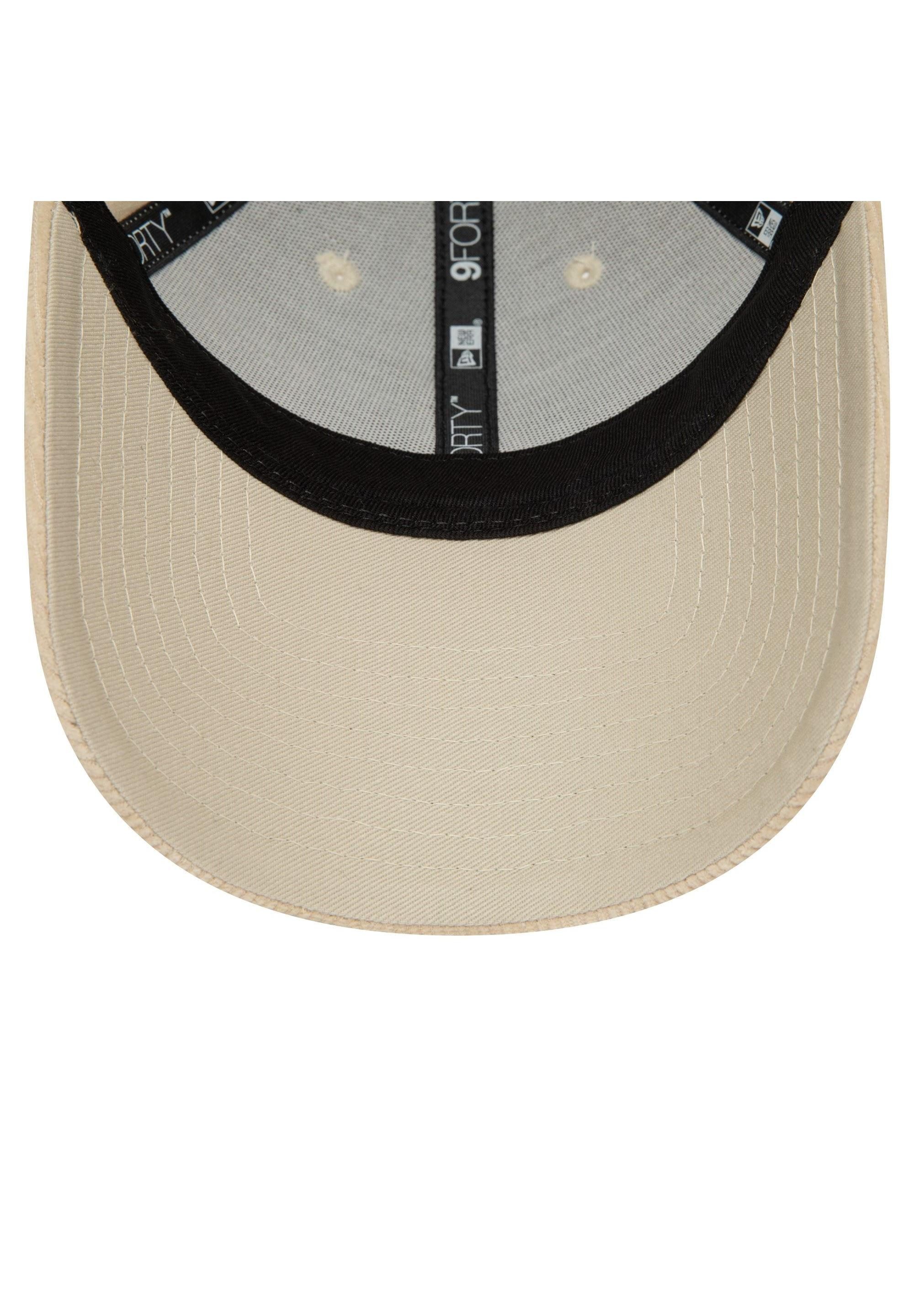 New Era Baseball Cap Atlanta Braves MLB Cord Hellbeige Verstellbare 9Forty Cap New Era (1-St)