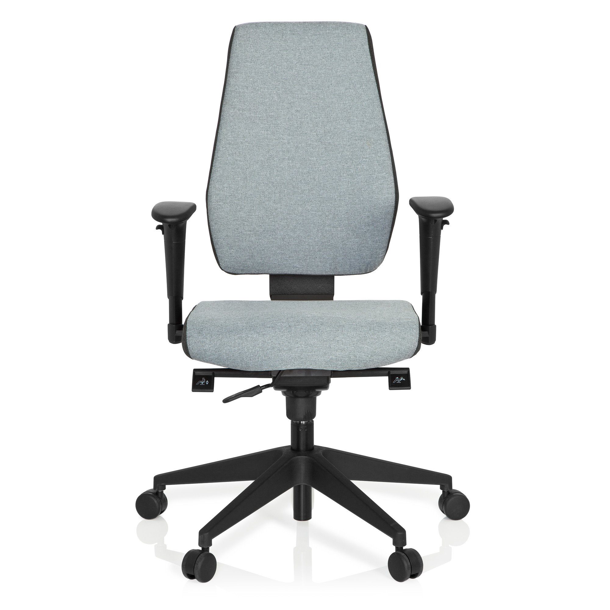 hjh OFFICE Drehstuhl Profi Bürostuhl PRO-TEC 500 Stoff (1 St), Schreibtischstuhl ergonomisch Grau
