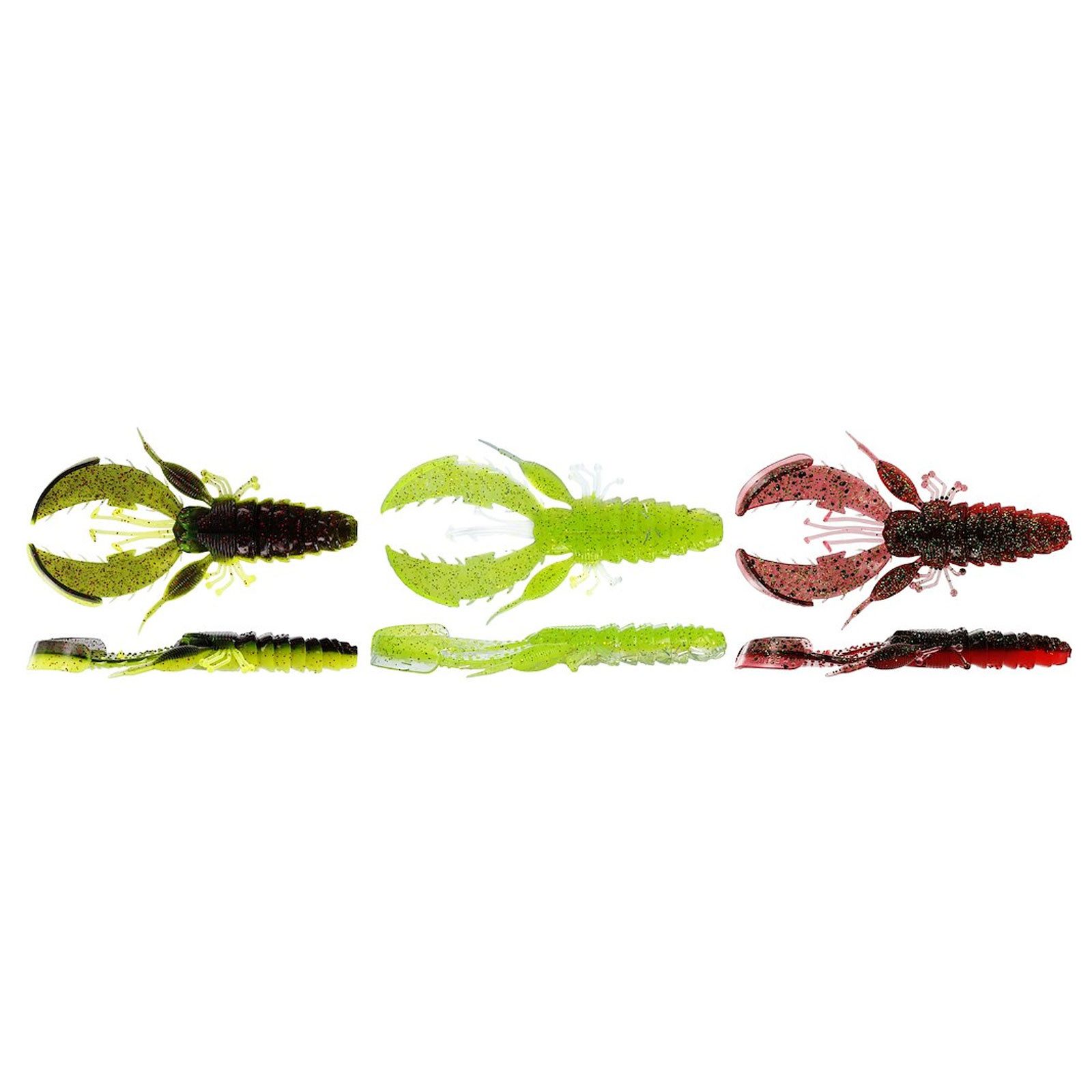 Westin Fishing Kunstköder, Westin Crecraw Creaturebait 8,5cm Dark Water Mix 25 5 Stück Gummikrebs