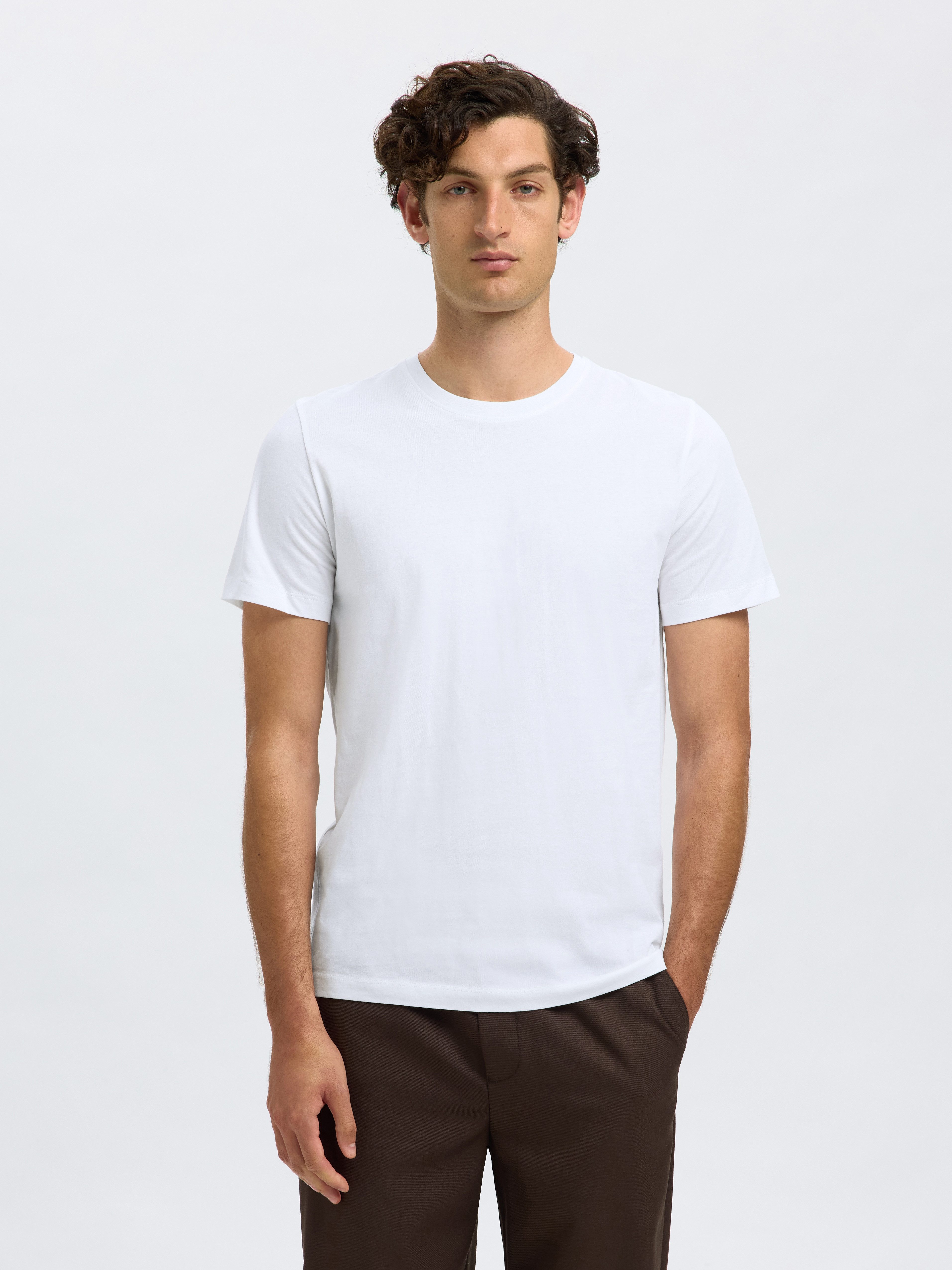 SELECTED HOMME Rundhalsshirt SLHCORMAC SS O-NECK günstig online kaufen