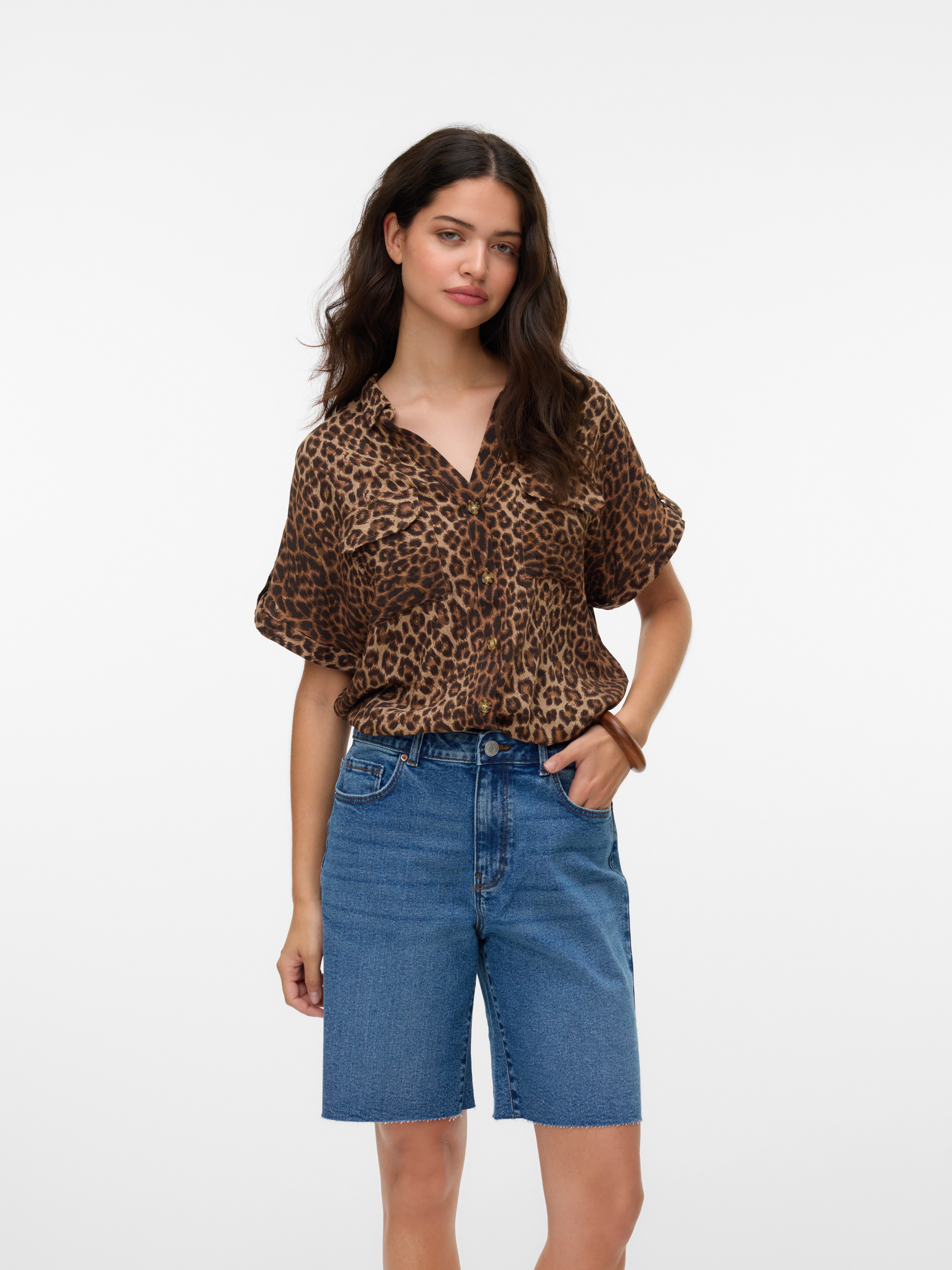 Vero Moda Kurzarmbluse VMBUMPY SS SHIRT günstig online kaufen