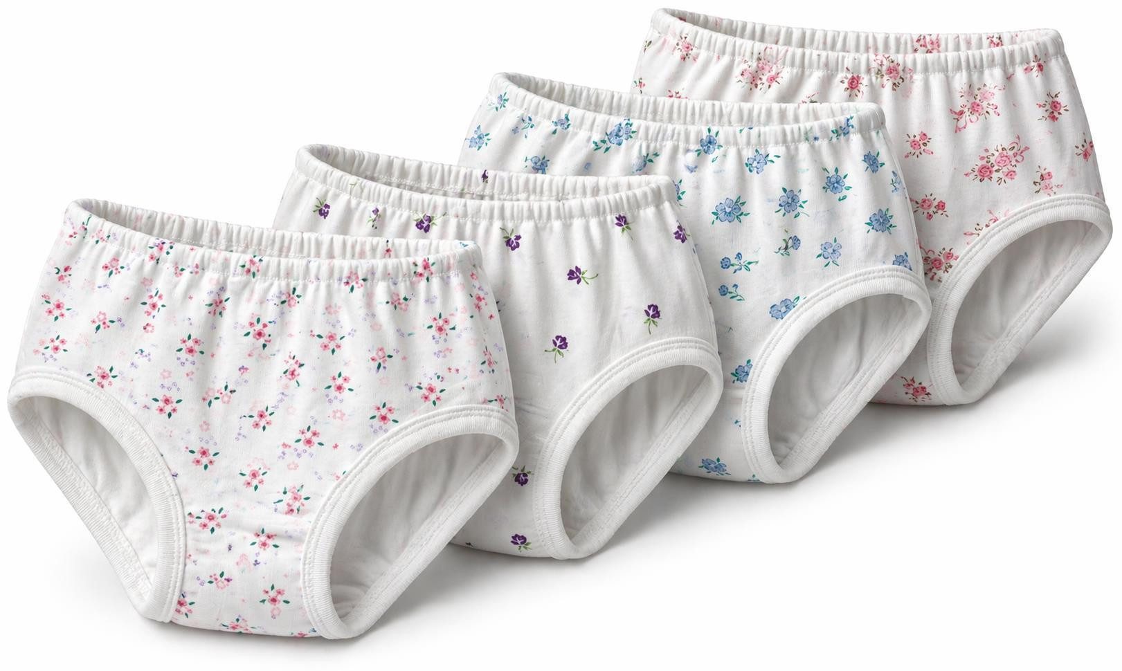Taillenslip 4x Damen Slips Unterhosen Unterwäsche Baumwolle, 36/38 - 56/58
