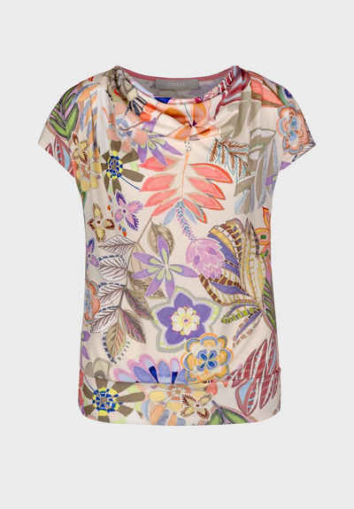 bianca Wasserfallshirt WIEBKE mit modischem, floralen Muster in trendigen Farben