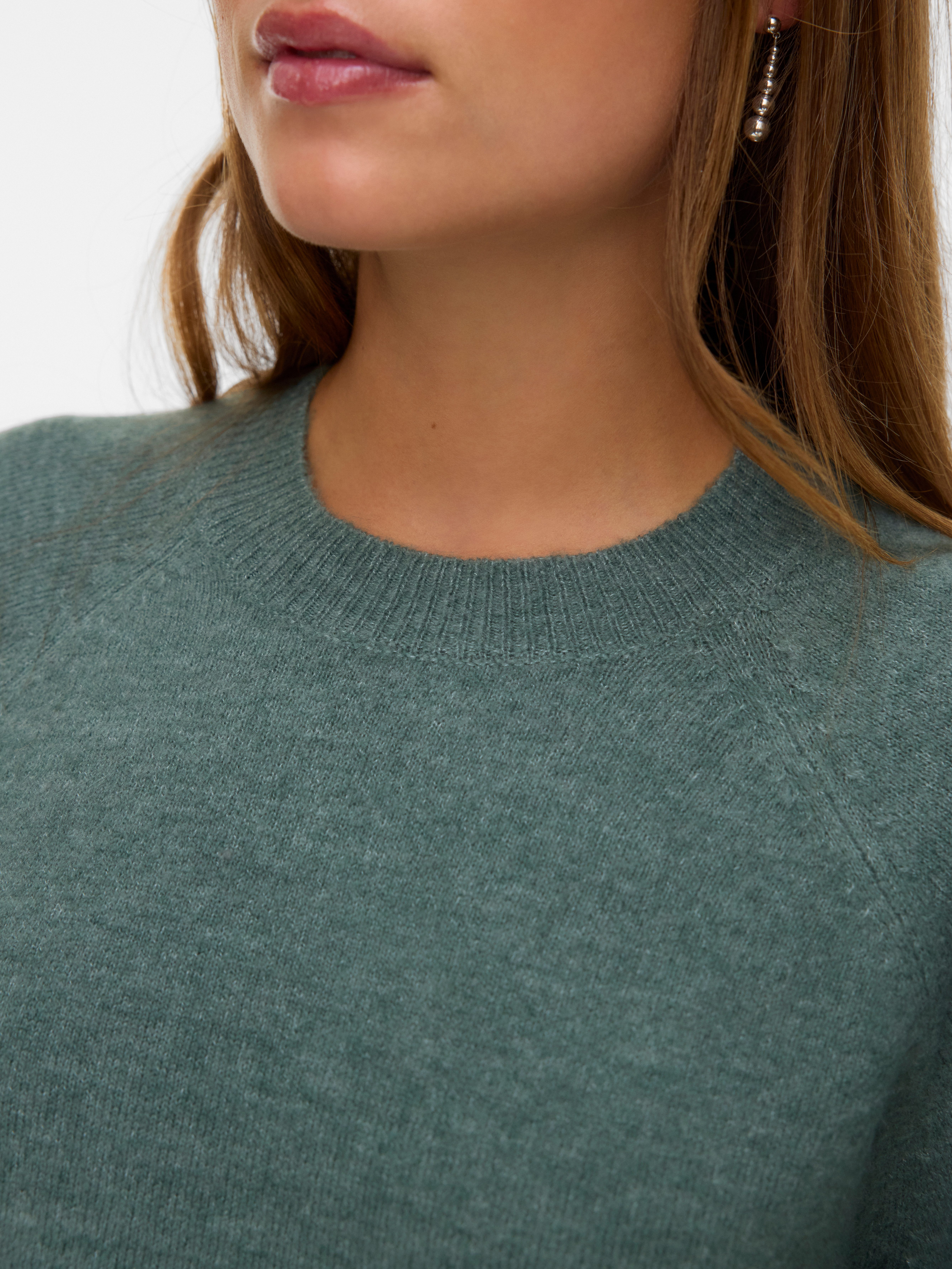 Vero Moda Strickpullover VMLEFILE 3/4 O-NECK PULLOVER NOOS